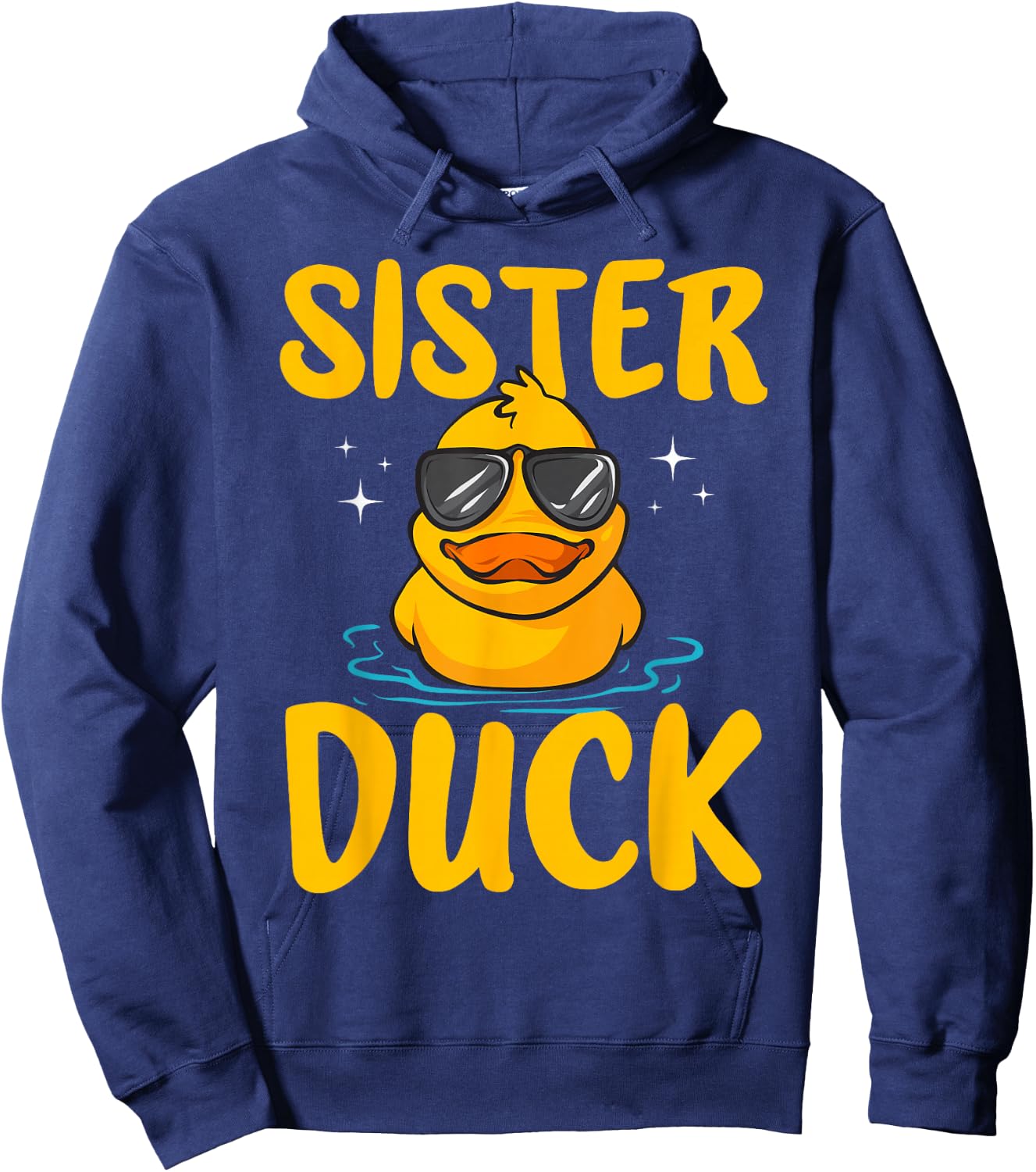 Rubber Duckies Sister Duck Rubber Duck Hoodie - Hoodie | Navy