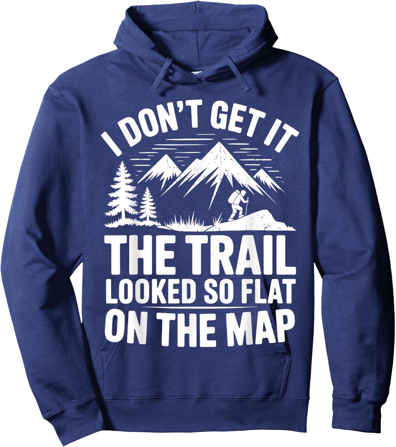 Best Hiking Art Women Outdoor Hike Gear Hiker Hiking Hoodie - Hoodie | Navy