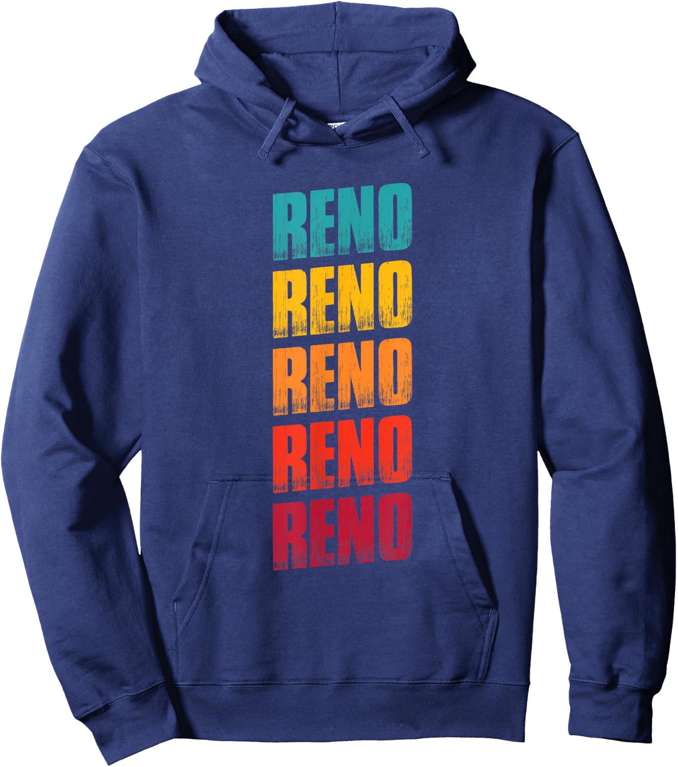 Reno Nevada Souvenir - Retro Vintage Reno Hoodie - Hoodie | Navy