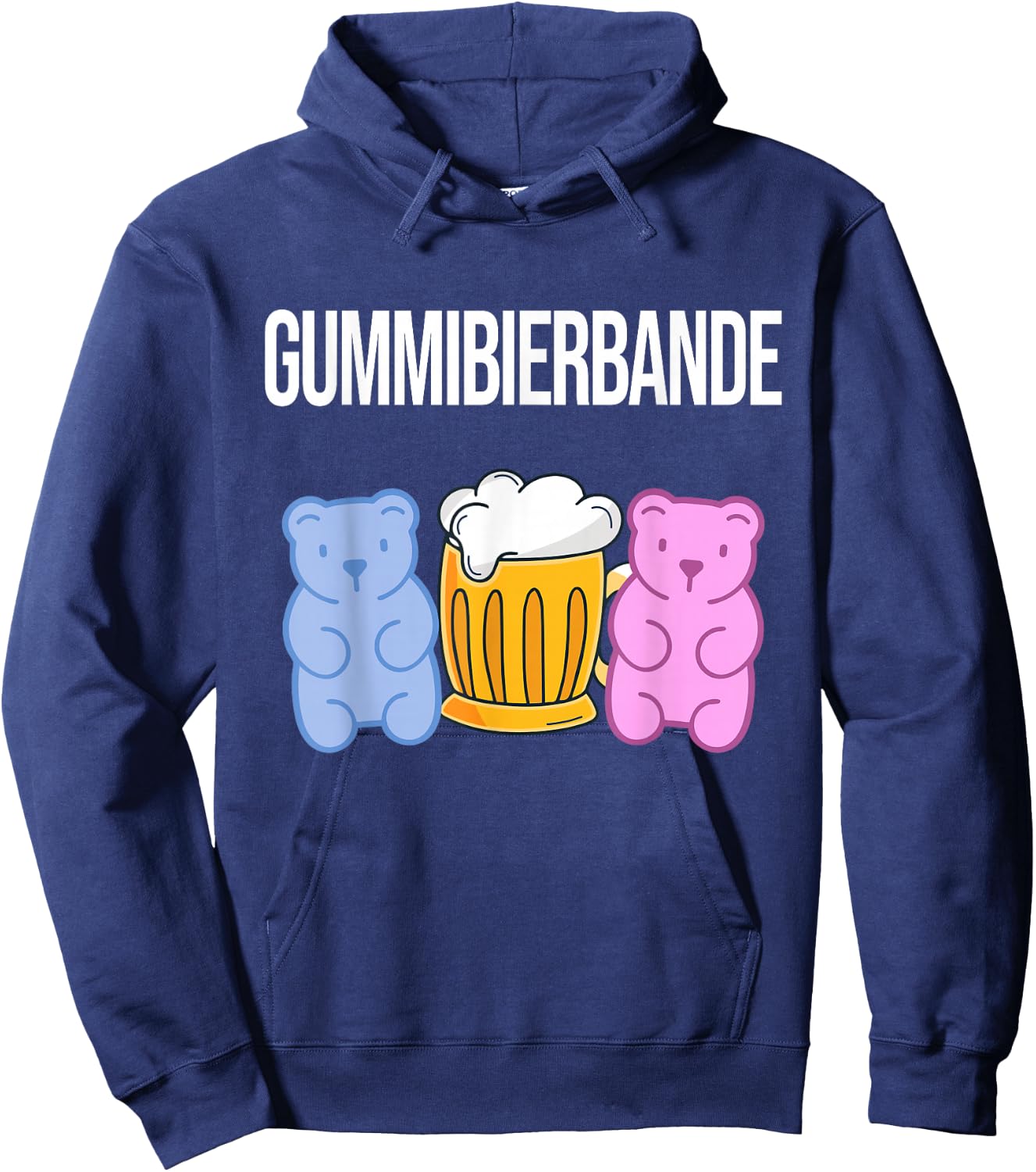 Gummibierbande - lustiges Sauf Party Urlaub Malle Gruppen Hoodie - Hoodie | Navy