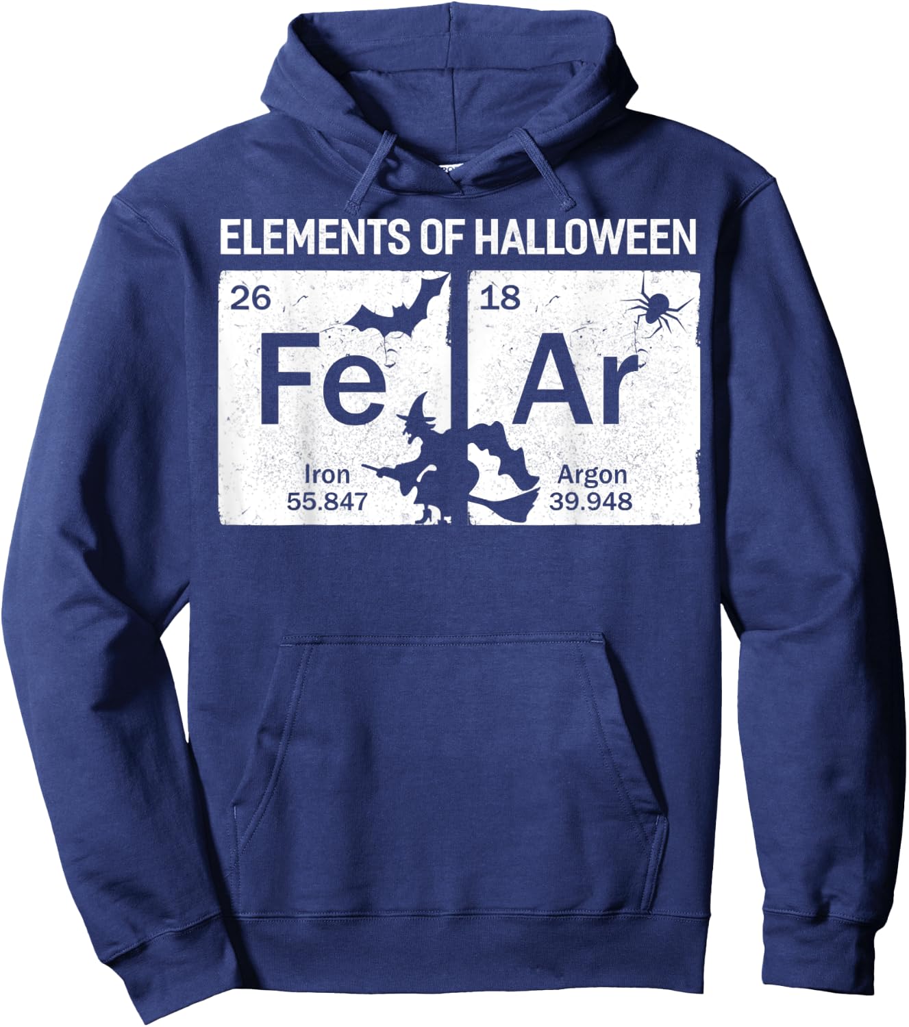 Fe Ar, Element Of Halloween Science Hoodie - Hoodie | Navy