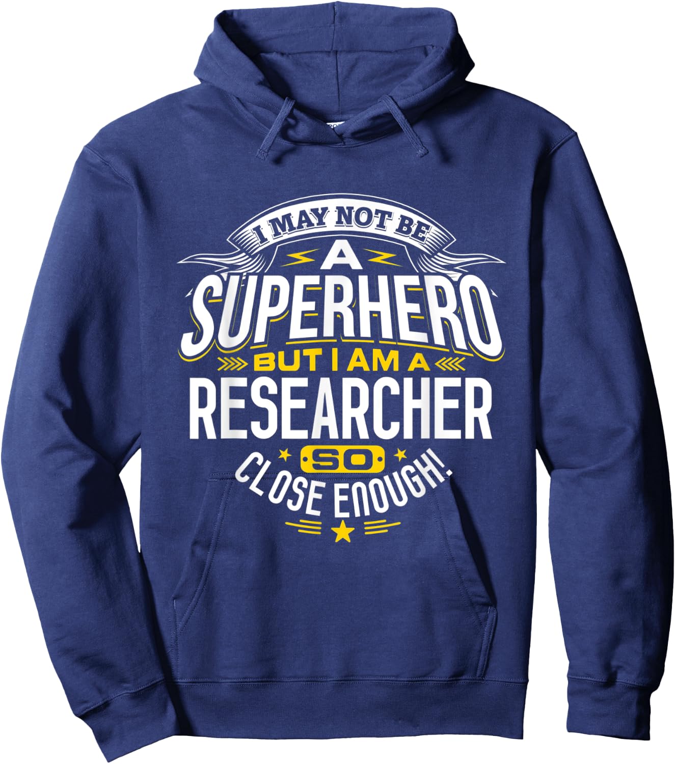 Researcher Idea Professional Superhero Researchers Hoodie - Hoodie | Navy