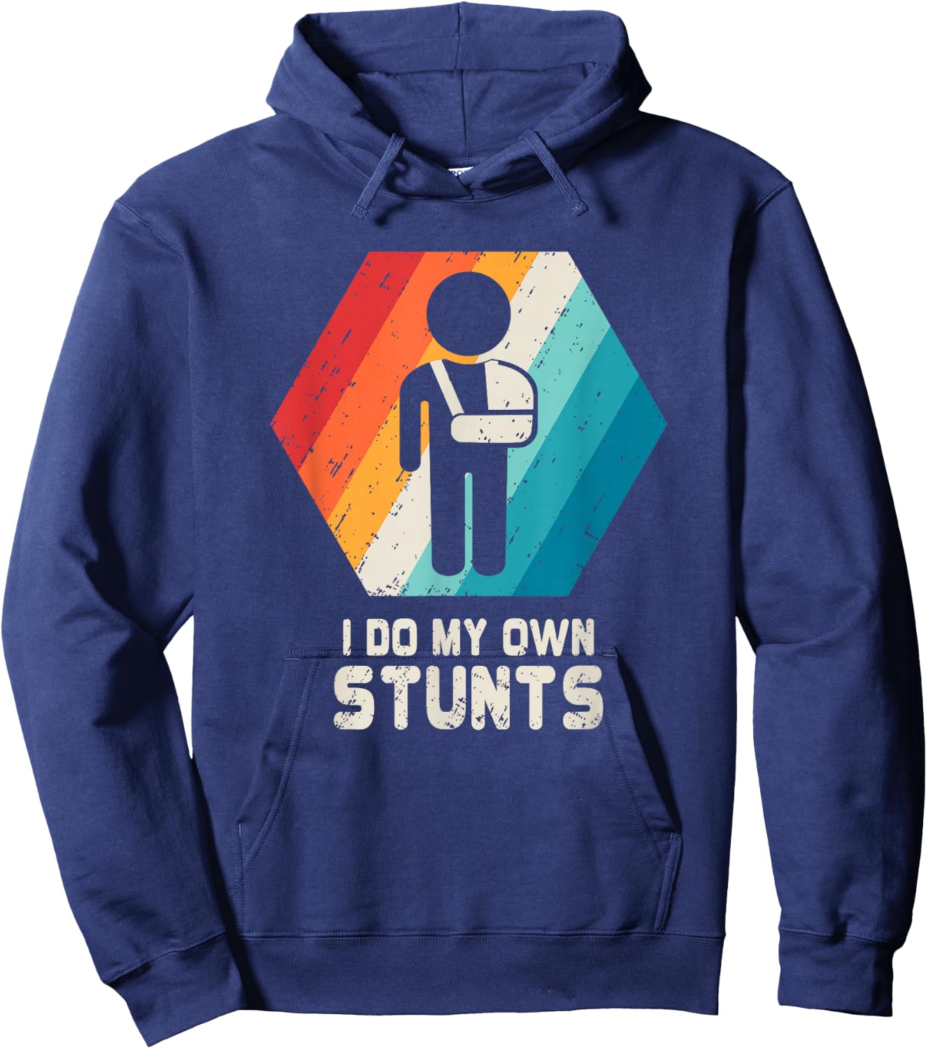 Broken Collarbone T Shirt Get Well Soon Funny Gift Hoodie - Hoodie | Navy
