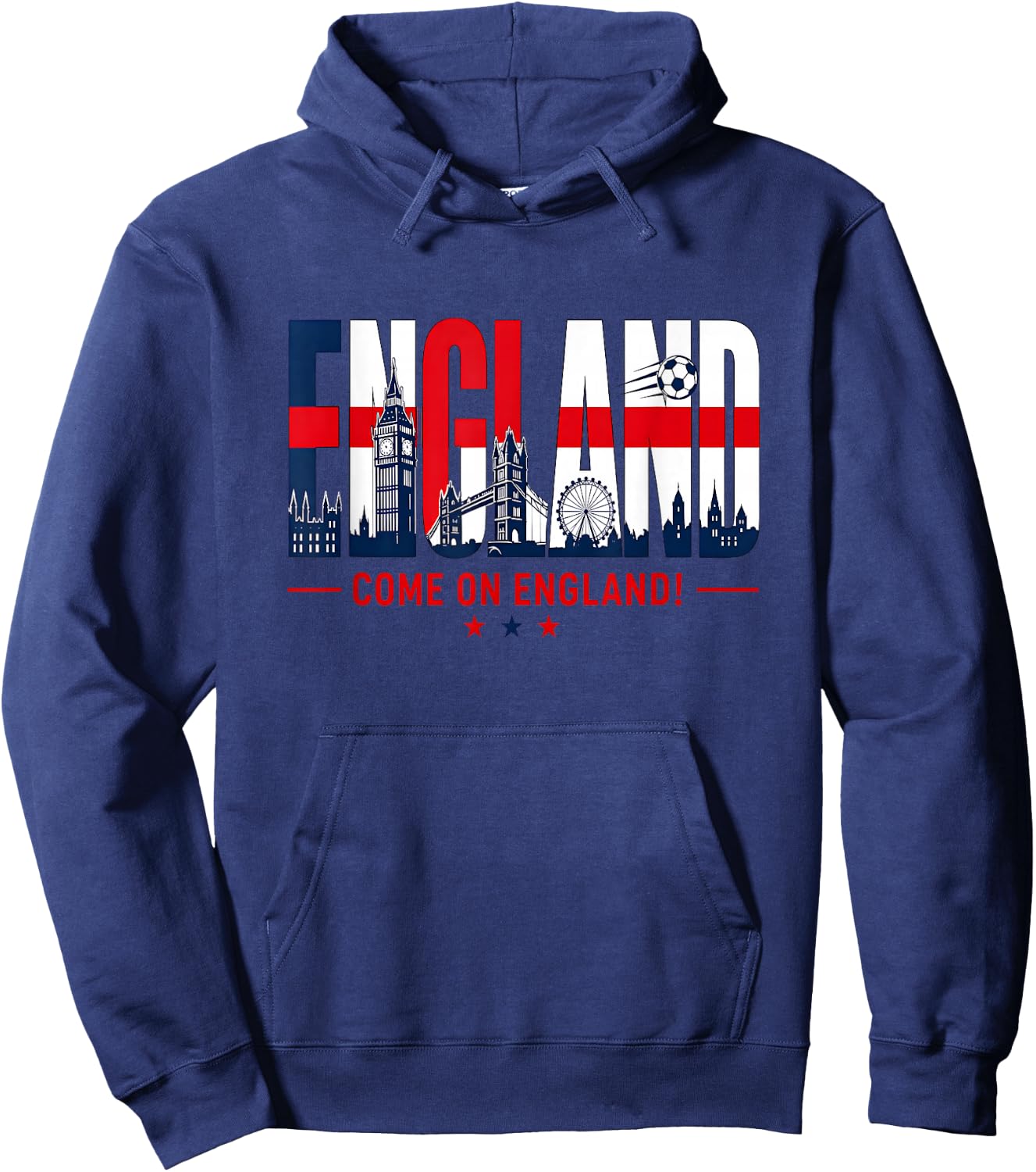 England Soccer Come Again England Football 2026 Fußball Hoodie - Hoodie | Navy