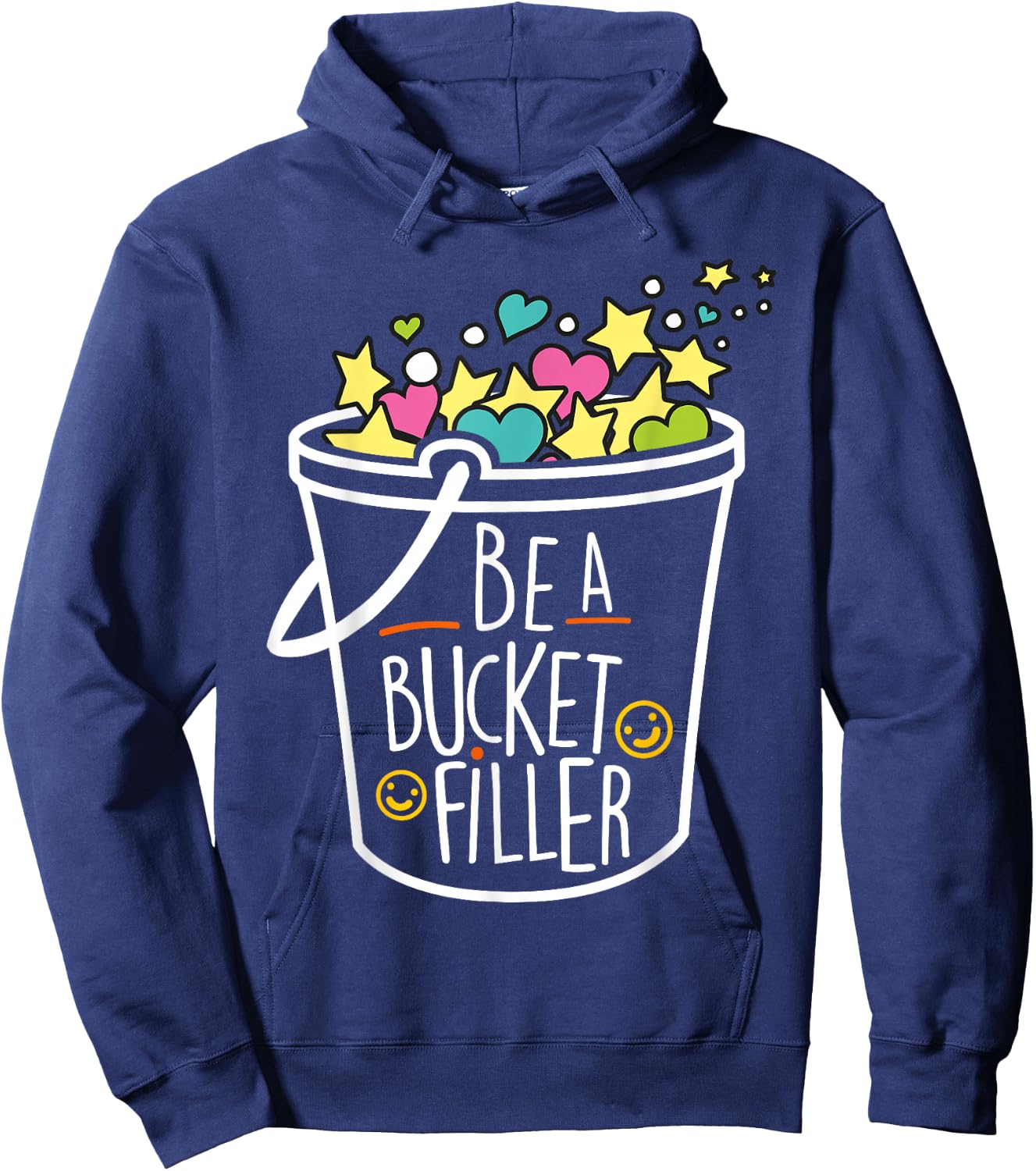 Be A Bucket Filler Shirt Guidance Counselor Gift Hoodie - Hoodie | Navy