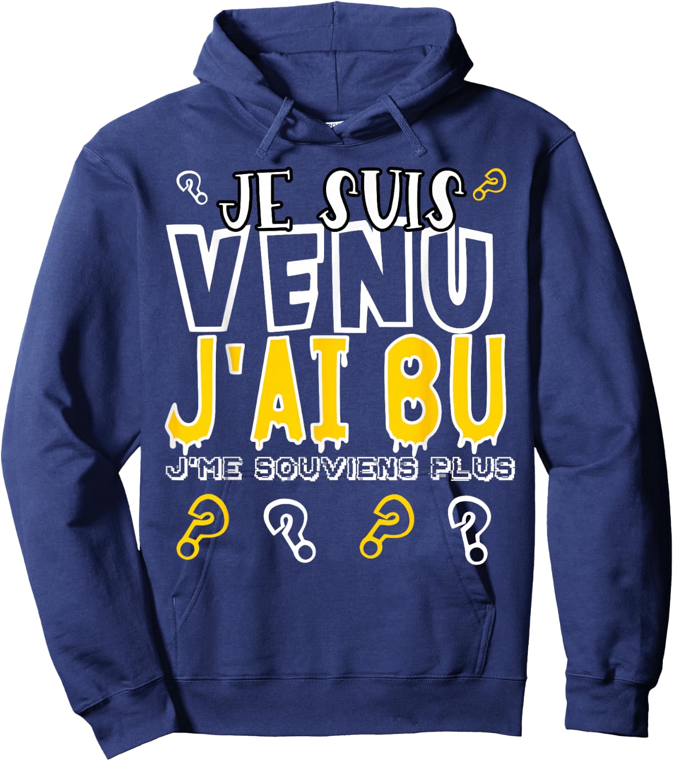 ALCOHOL BEAUF APÉRO GIFTS FUNNY HUMOUR HOLIDAYS PASTIS RICARD , Black, S Hoodie - Hoodie | Navy