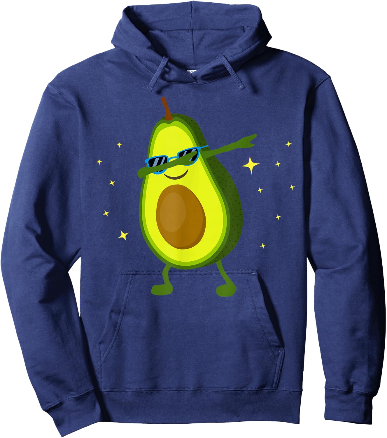 Dabbing Avocado Dabbing Fruit Shirts Vegan Avocado Hoodie - Hoodie | Navy