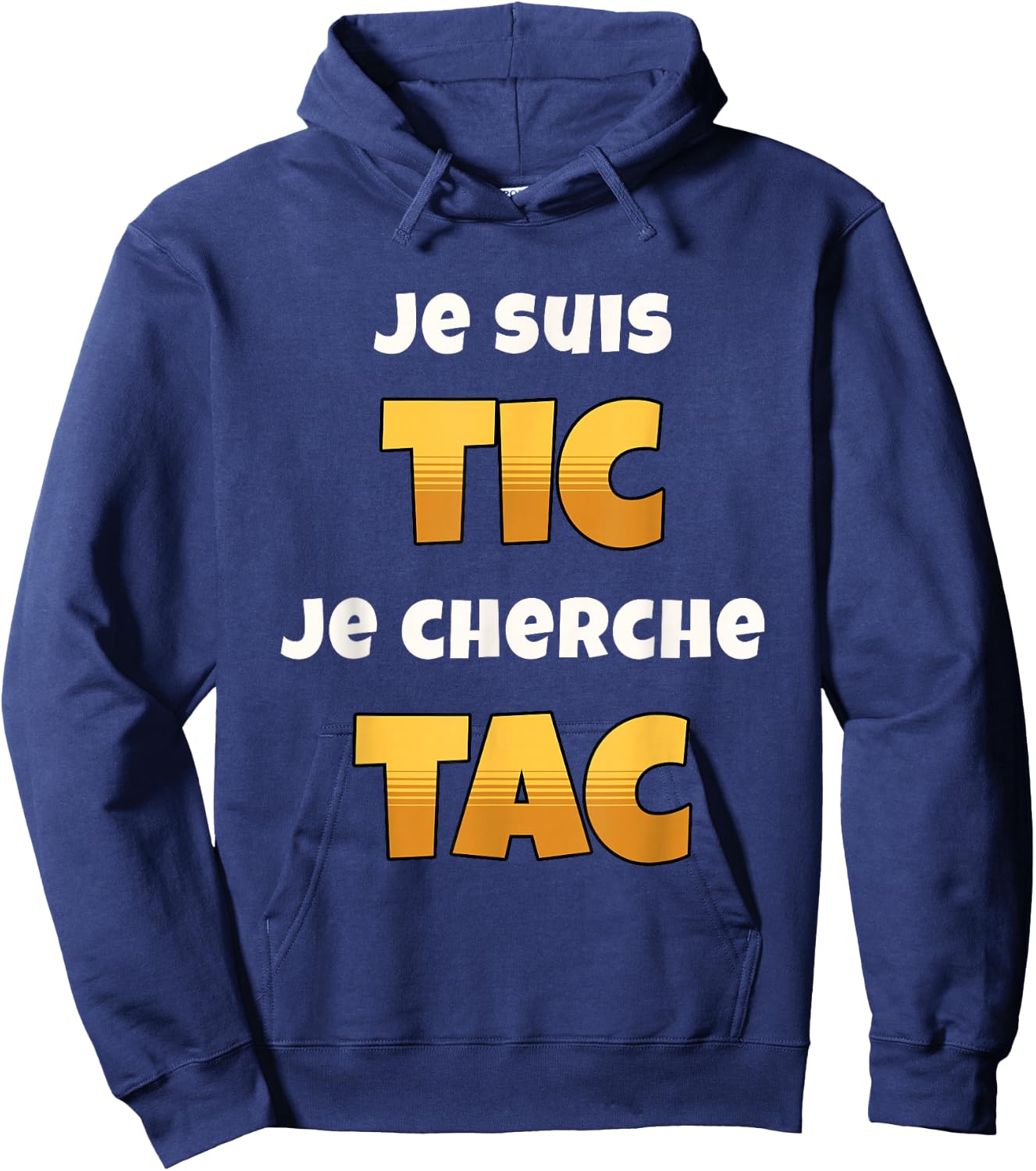 I'm Tic I'm Looking for Tac Funny Gift Duo Funny Hoodie - Hoodie | Navy