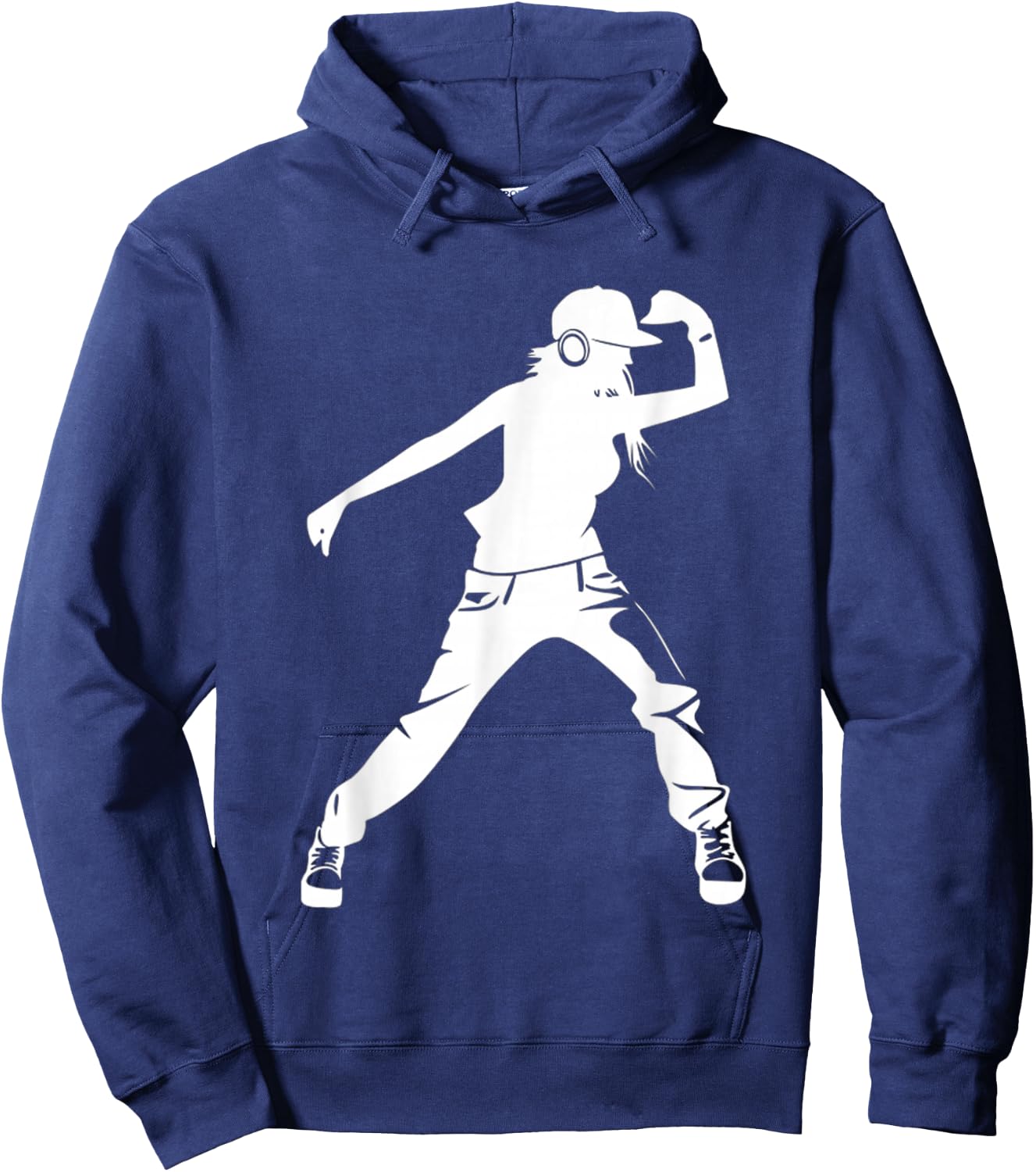 Girl Loves to Dance Hip Hop - Hiphop Dancer Breakdancing Hoodie - Hoodie | Navy