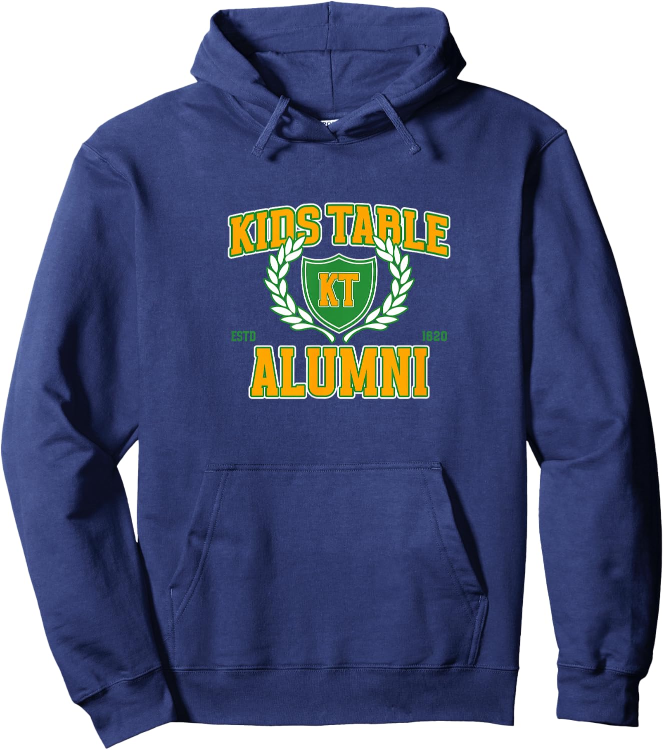Kids Table Alumni Thanksgiving Dinner Meal Kiddie Immature Hoodie - Hoodie | Navy