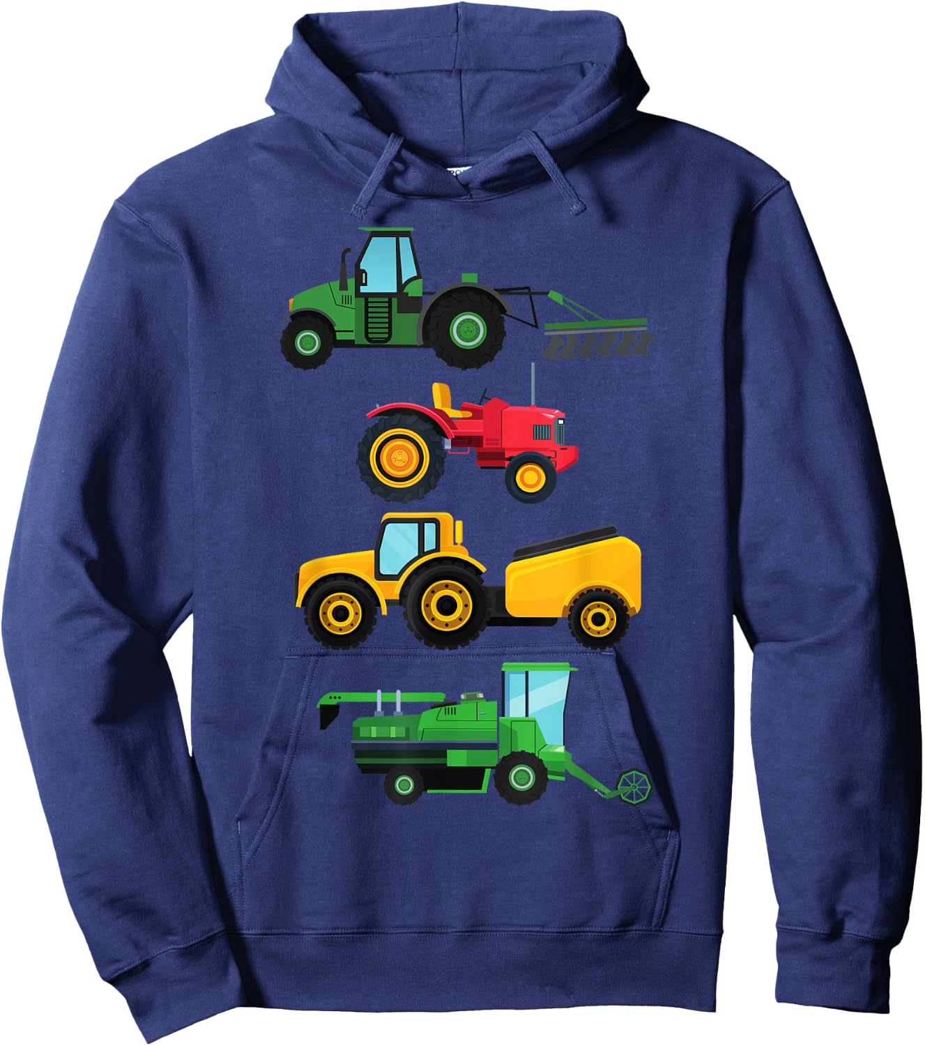 4 Traktoren & Landmaschinen Mähdrescher Jungen Geschenk Hoodie - Hoodie | Navy