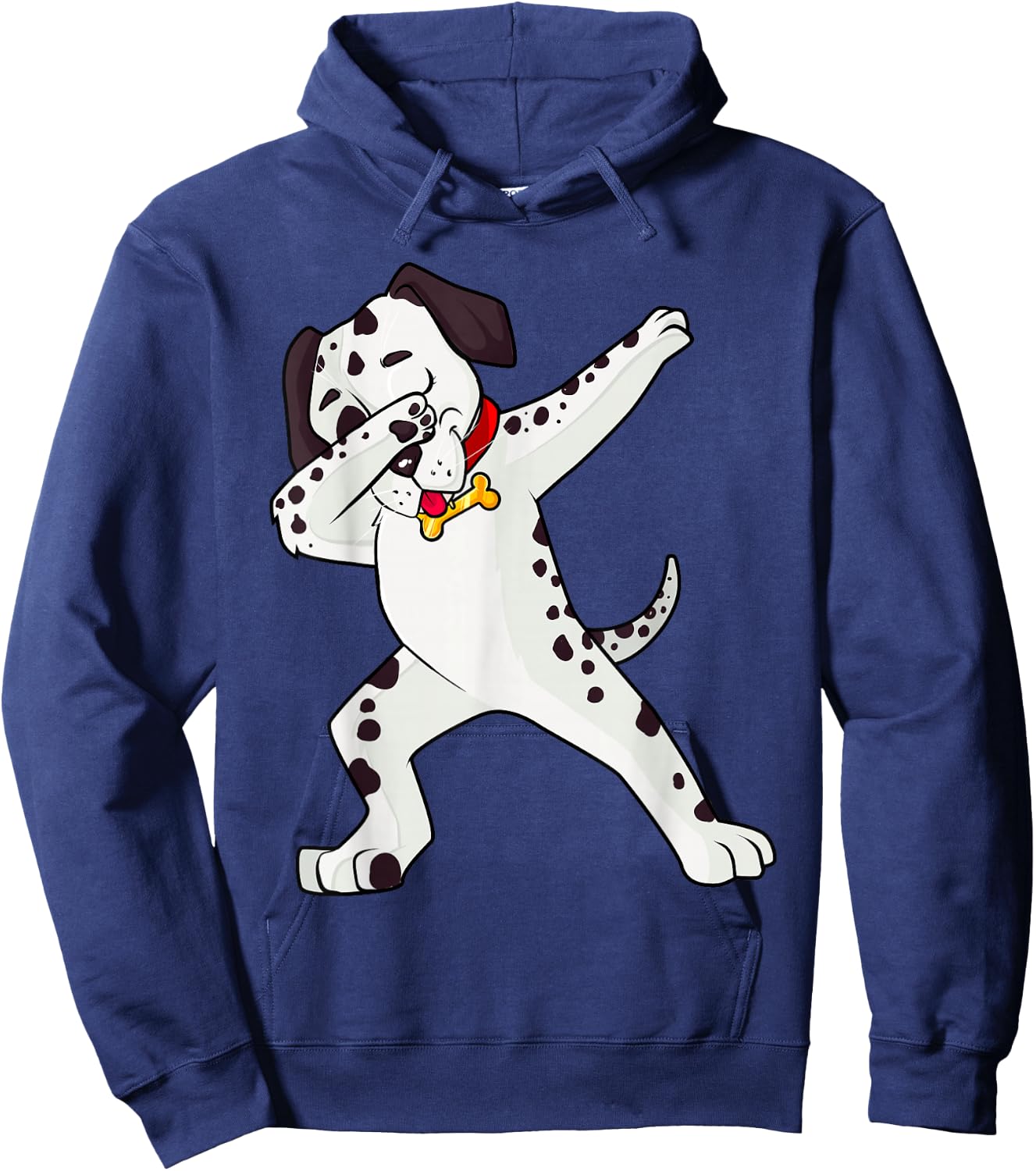 Cool Dabbing Animals Gift Shop Dabbing Dalmatian Dog Puppy -Adults Black Short Sleeve Small Hoodie - Hoodie | Navy