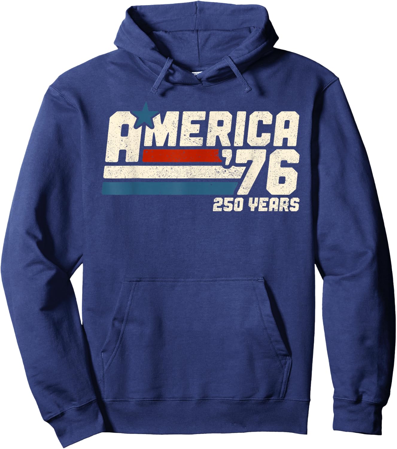 America Retro 250 Years 250th Anniversary USA 1776-2026 Hoodie - Hoodie | Navy