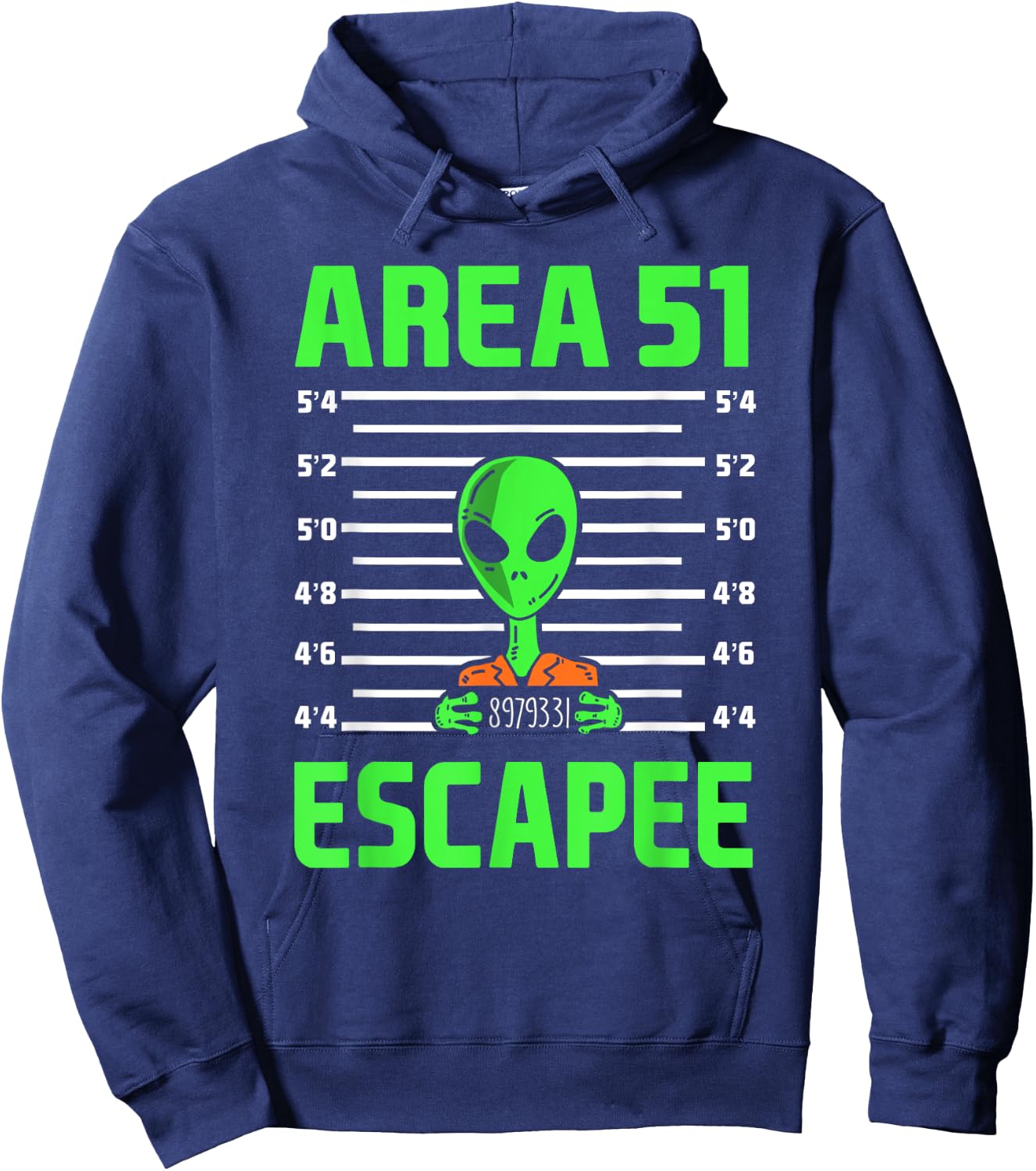 Alien Conspiracy Theory UFO Believer Funny Halloween Costume Hoodie - Hoodie | Navy