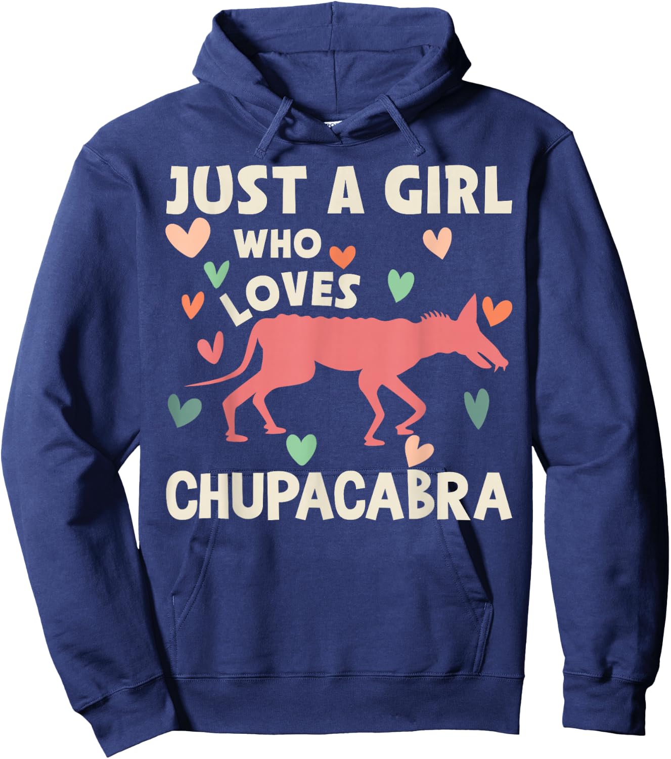 Chupacabras I Chupacabra Picture Hoodie - Hoodie | Navy