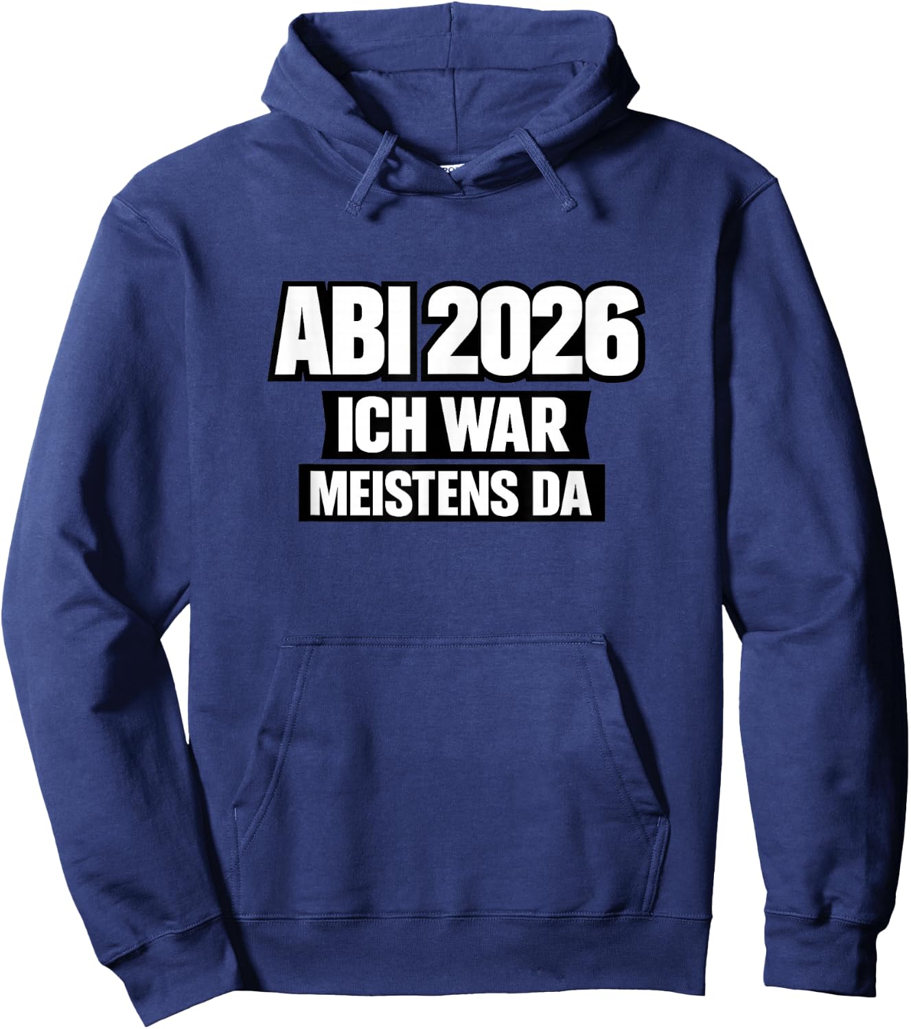 Abi 2026 Lustig Abitur Spruch Schule Geschenk Schüler Hoodie - Hoodie | Navy