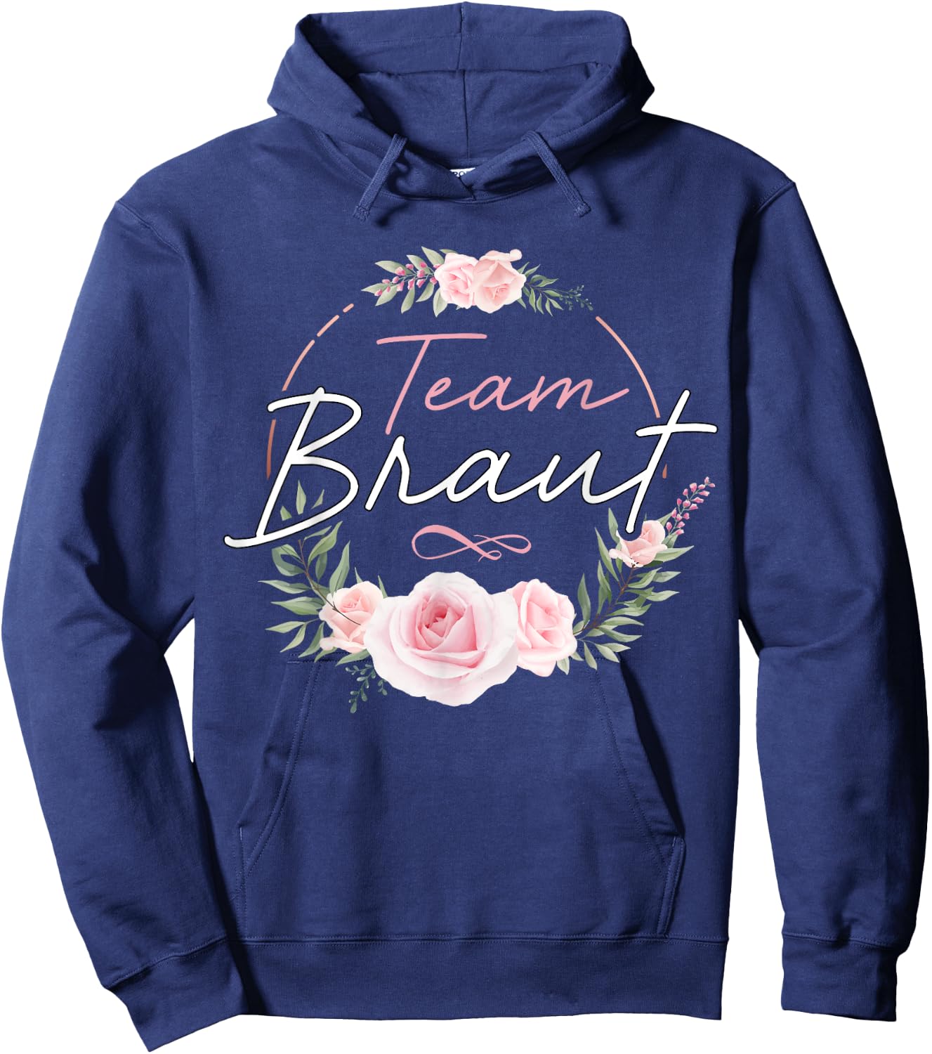 Junggesellinnenabschied Frauen Shirt JGA Team Braut Polterer Hoodie - Hoodie | Navy