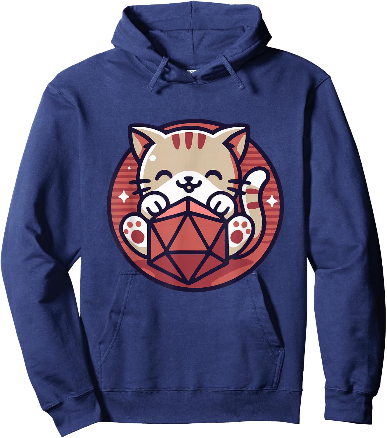 Chat With Dè RPG Humour Player Role Play , Black, S Hoodie - Hoodie | Navy