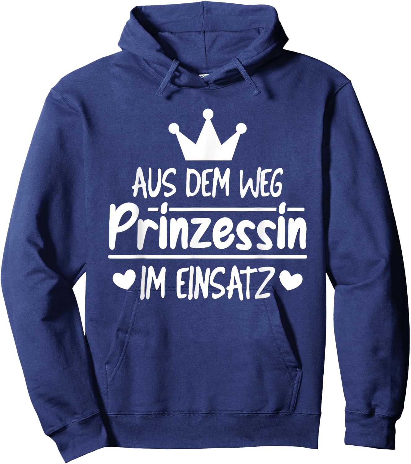 Funny Highheit Königlich Königdaughter - Adel Princess , black Hoodie - Hoodie | Navy