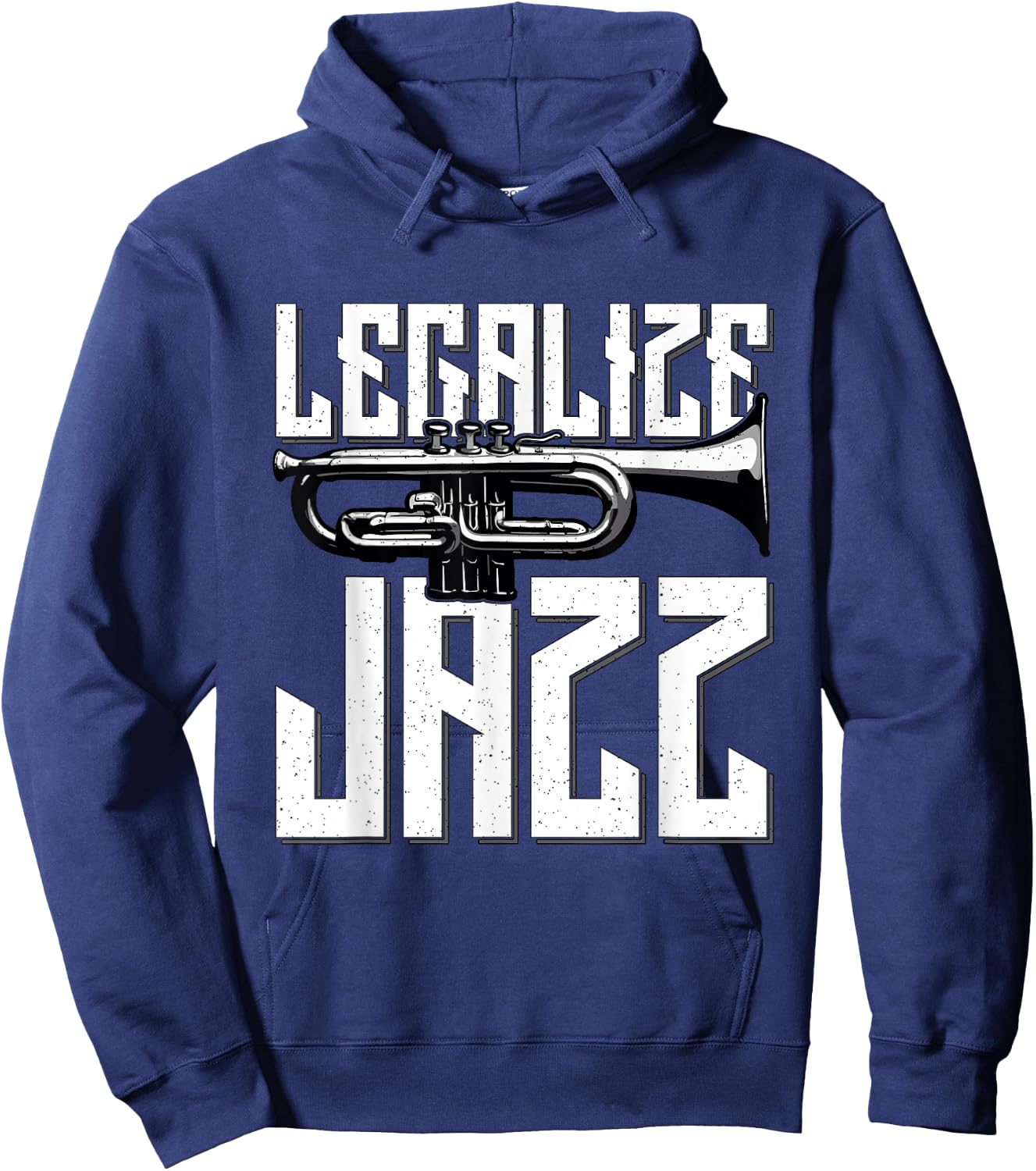 Legalize Jazz Style Saxophone Player Music Lover Jazz Music Hoodie - Hoodie | Navy
