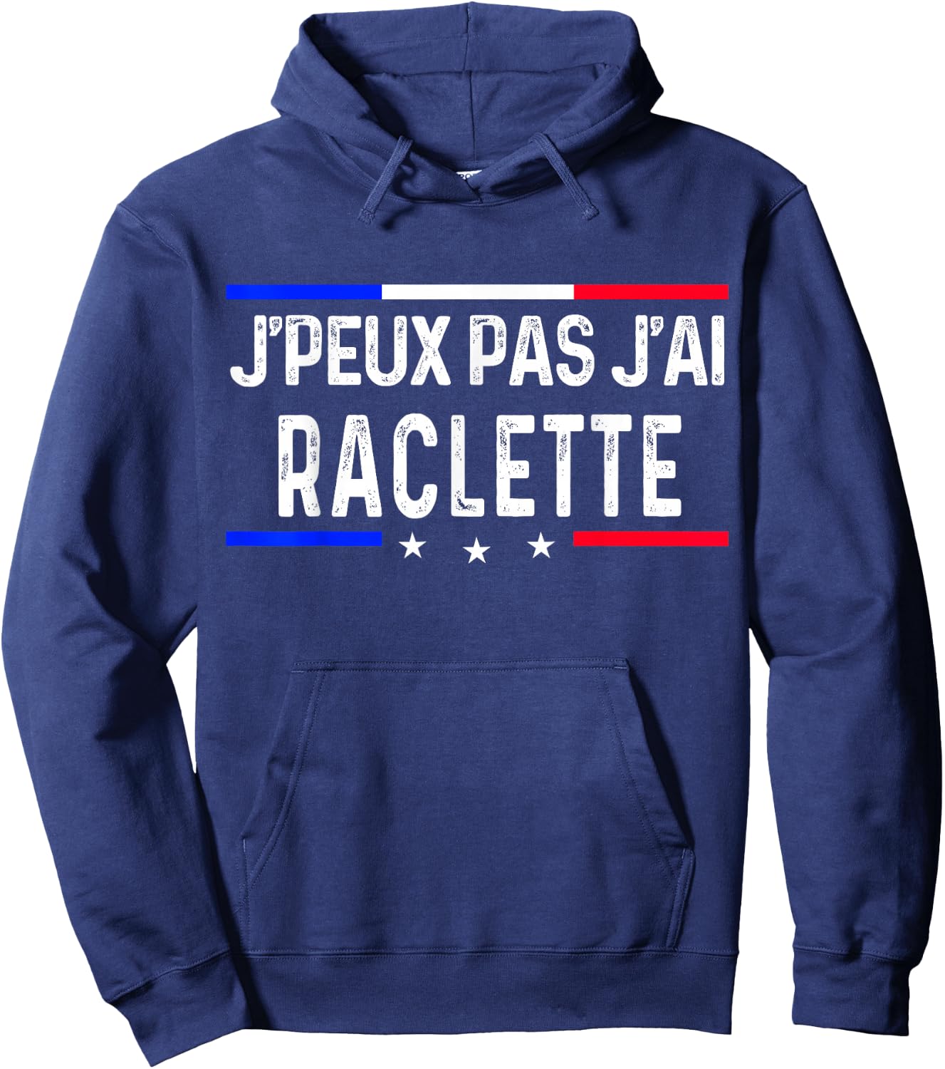 Je peux pas j'ai Raclette , Black, S Hoodie - Hoodie | Navy
