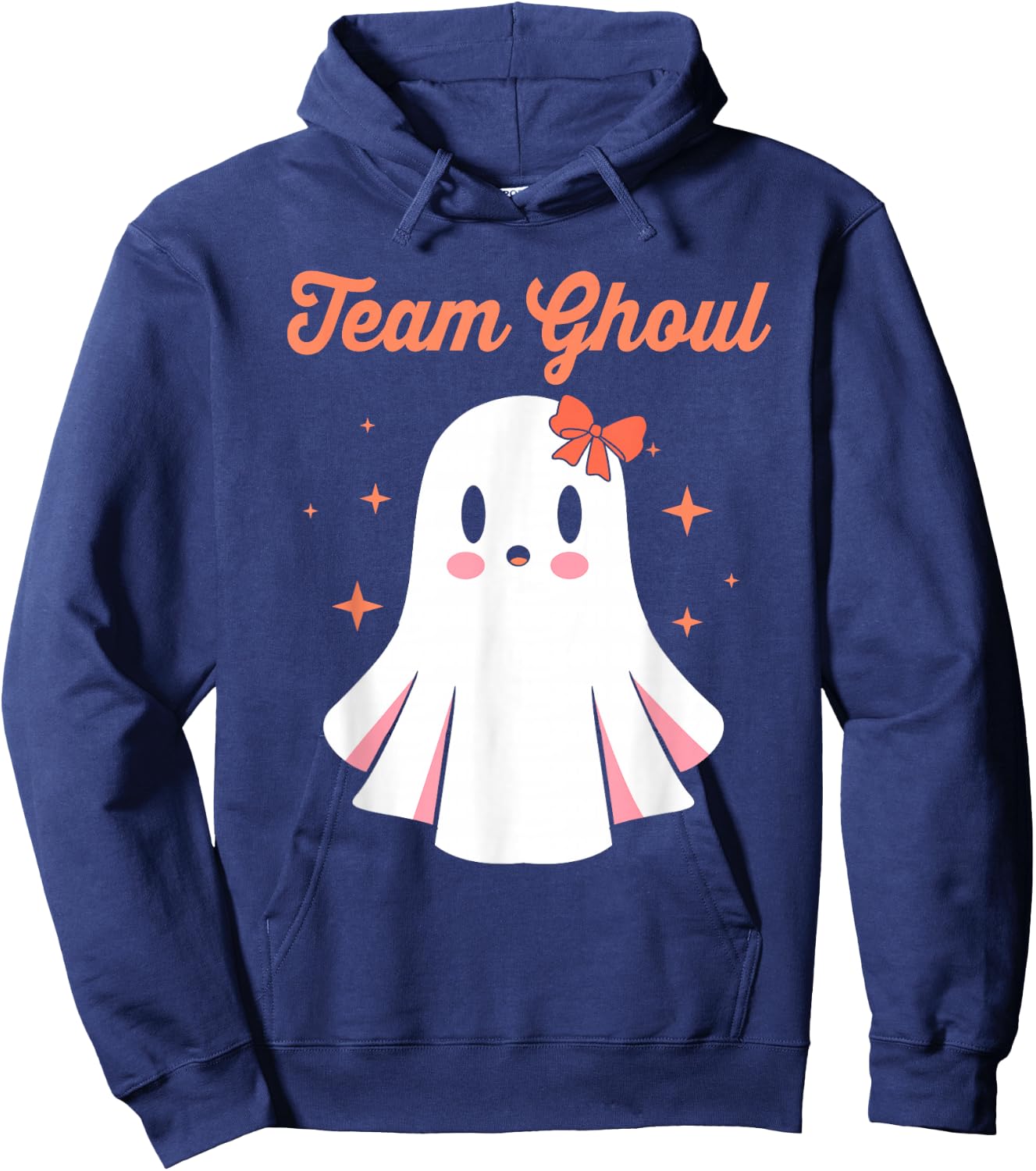 Baby Shower Team Girl Halloween Gender Reveal Team Ghoul Hoodie - Hoodie | Navy
