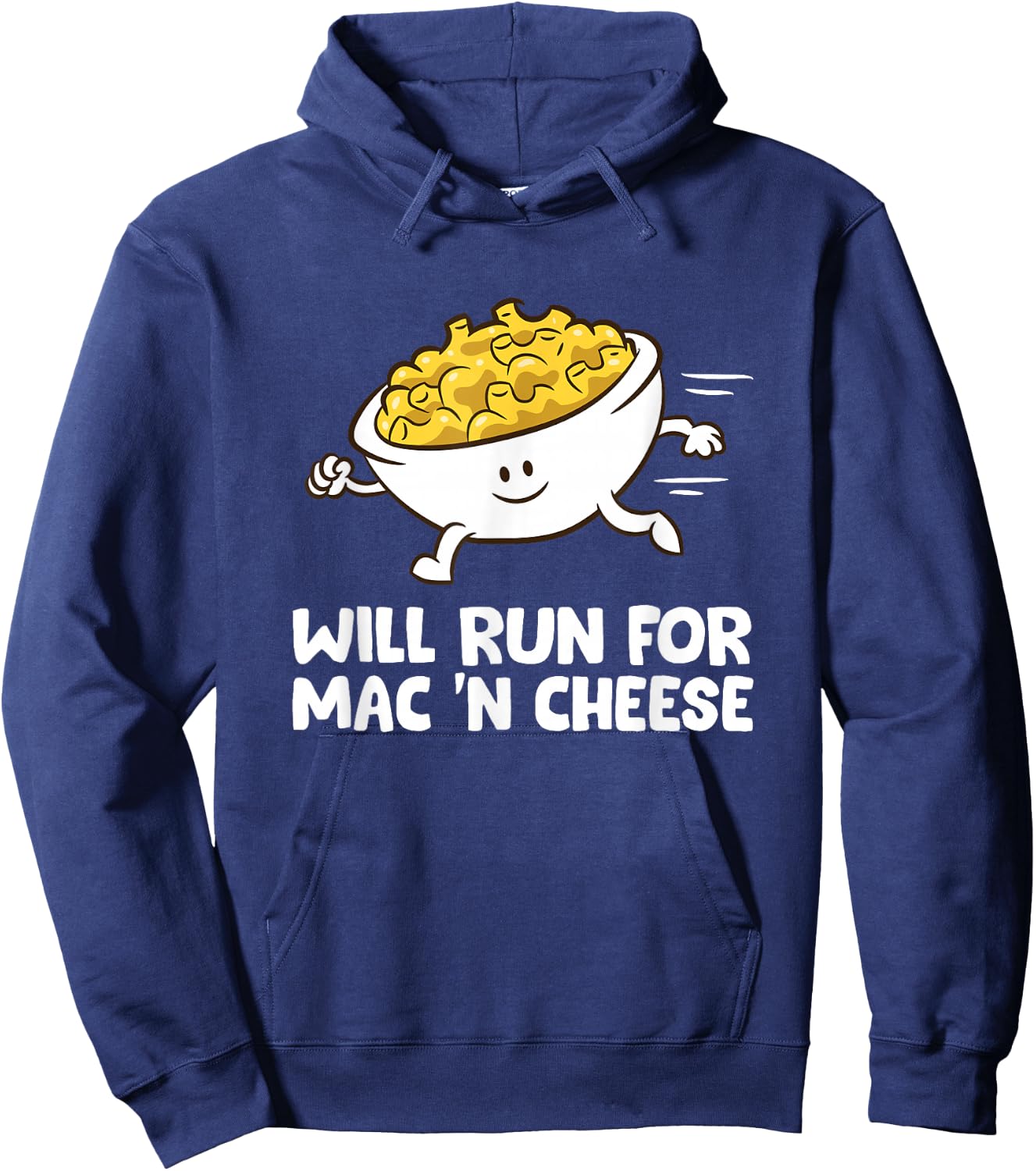 Mac And Cheese Will Run For Mac N Cheese Hoodie - Hoodie | Navy