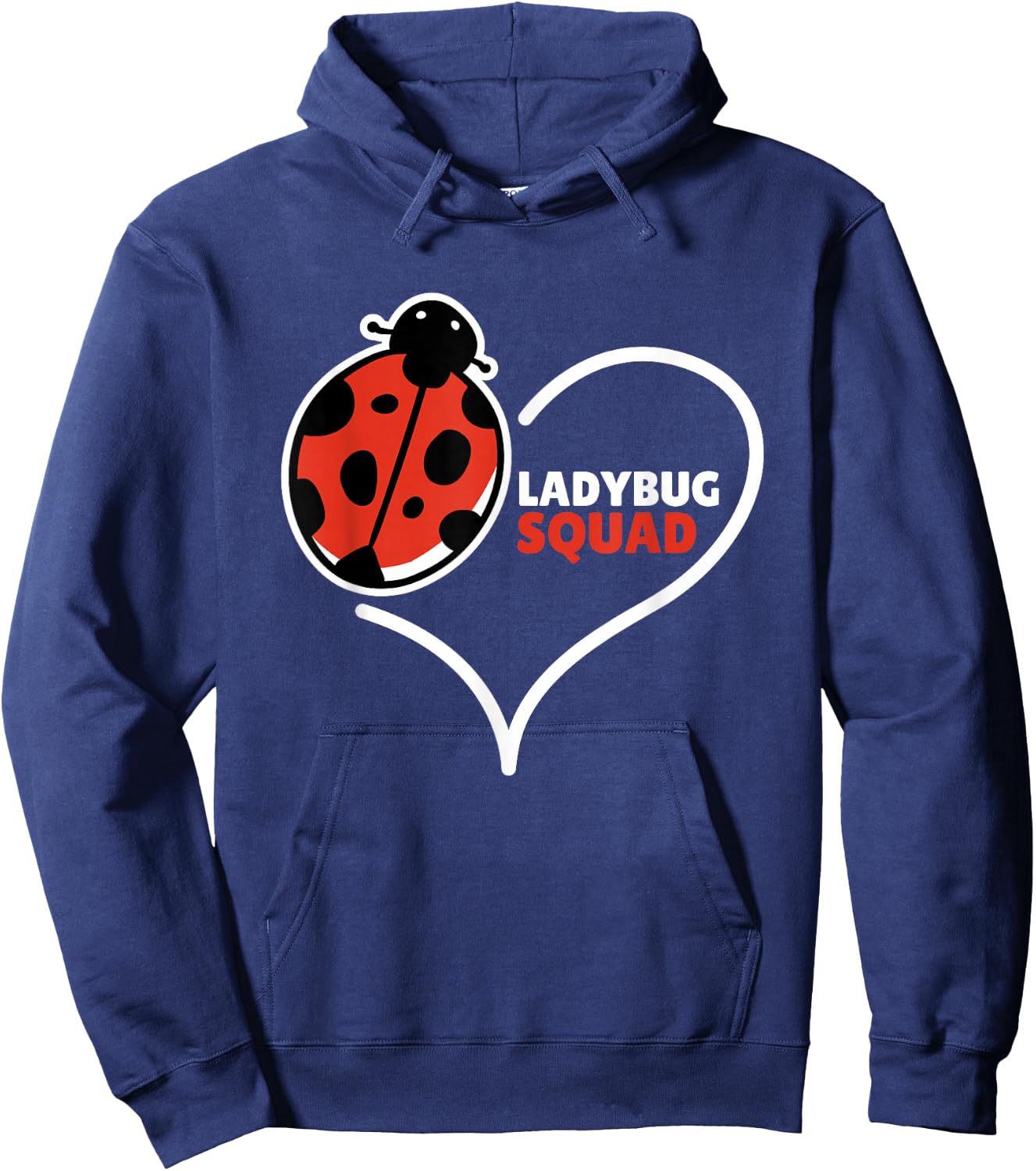 Ladybug Costume Women Ladybug Squad Hoodie - Hoodie | Navy