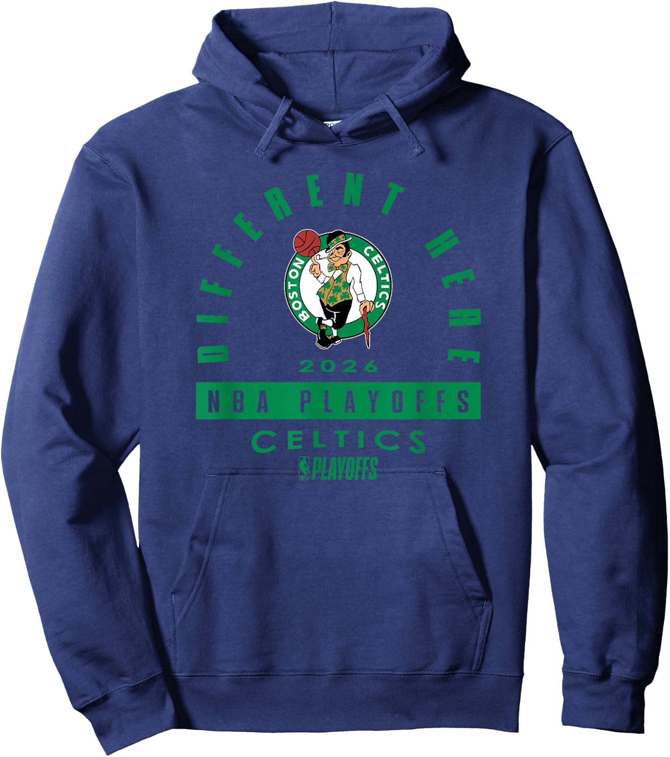 NBA 2026 Playoffs Mantra Celtics Over The Rainbow Hoodie - Hoodie | Navy