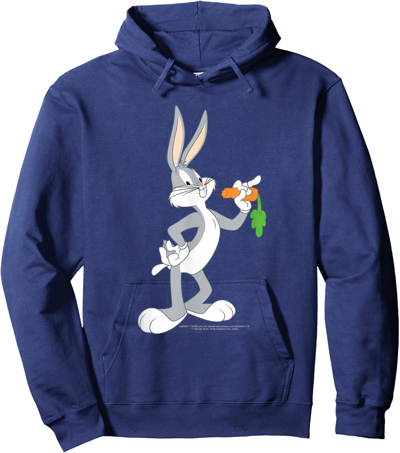 Looney Tunes Bugs Bunny isst eine Karotte Hoodie - Hoodie | Navy