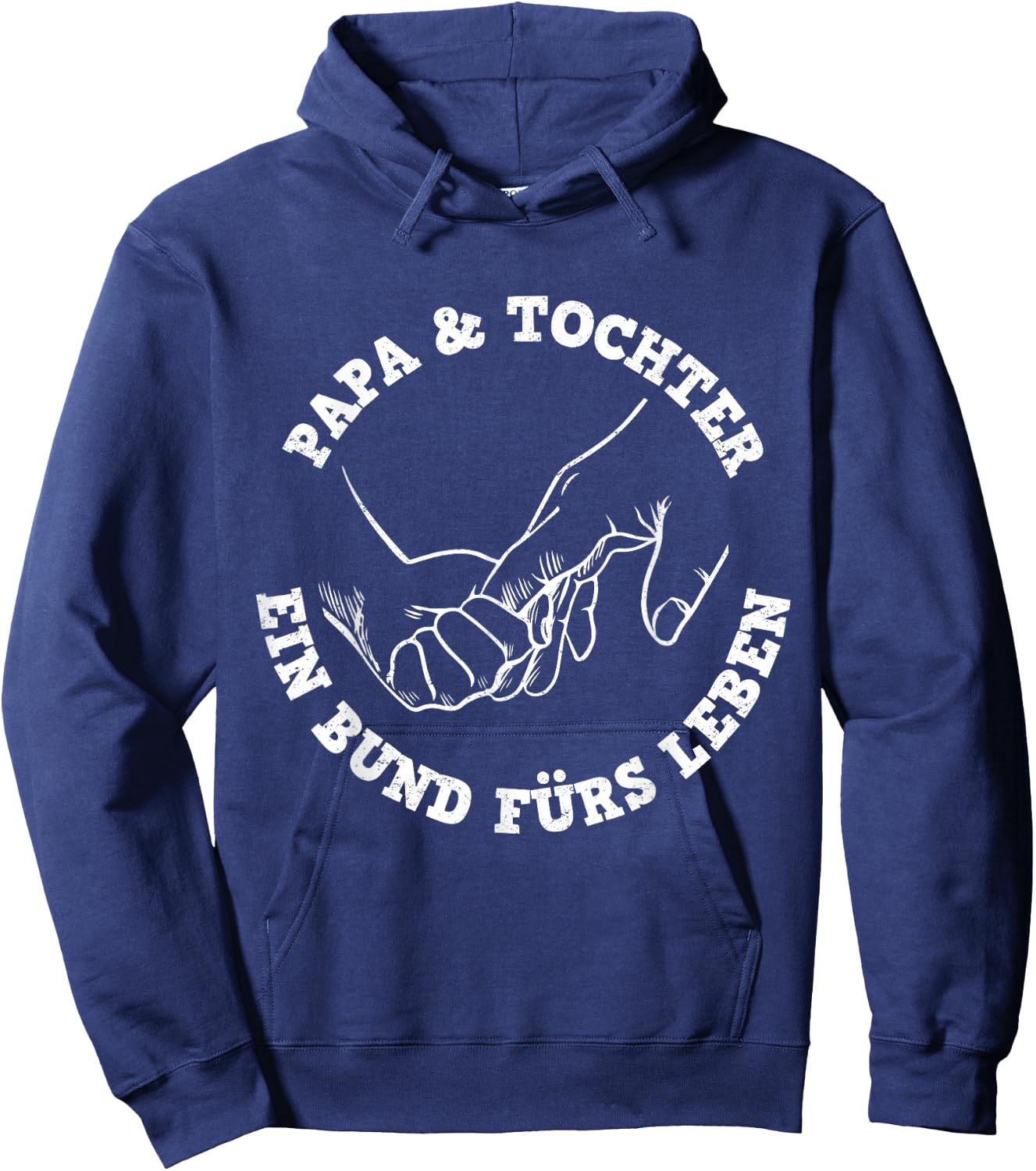Papa & Tochter Ein Bund Fürs Leben Vatertag Bester Papa Hoodie - Hoodie | Navy