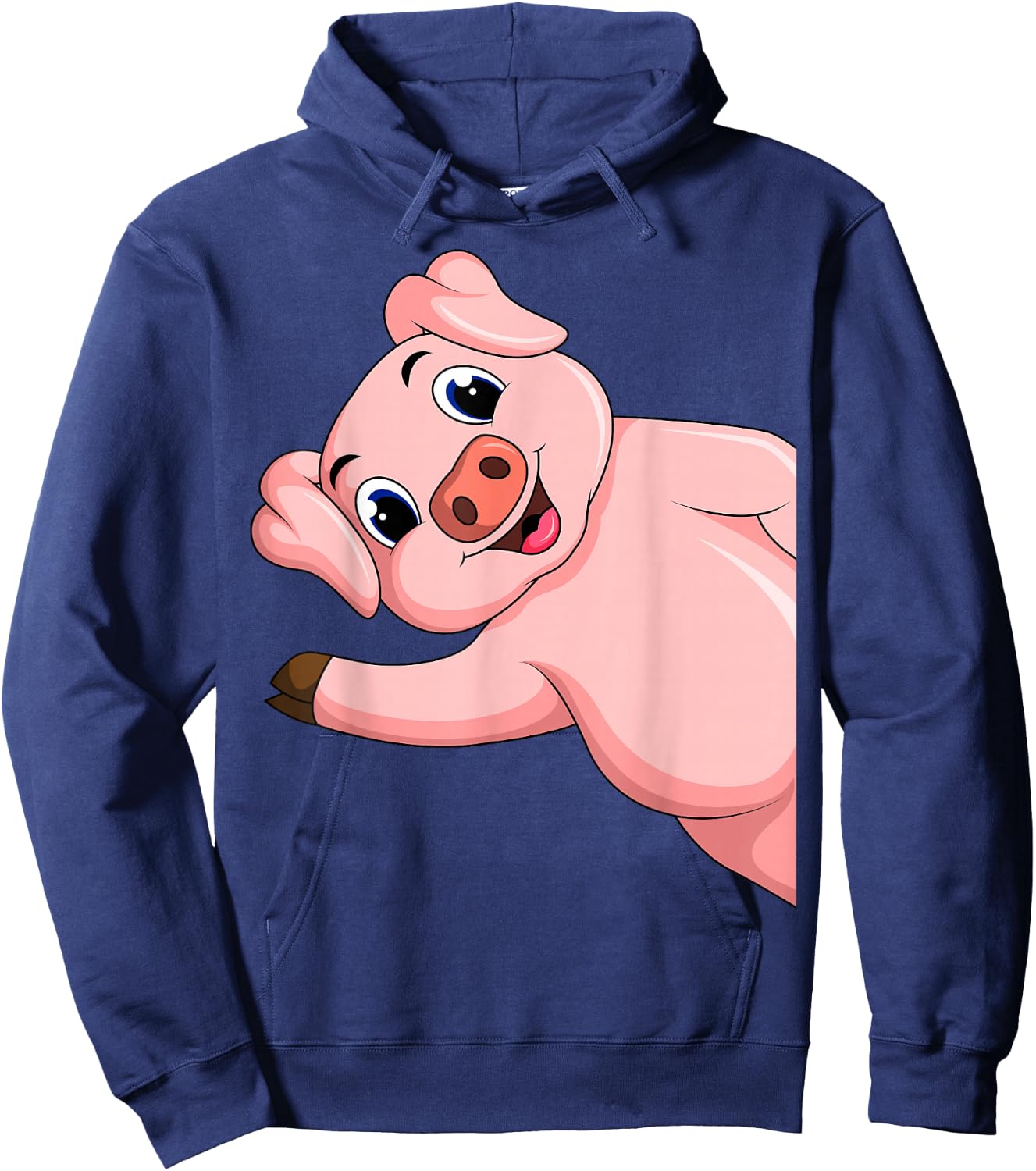 Pig Swine Kids Boys Girls Women Hoodie - Hoodie | Navy
