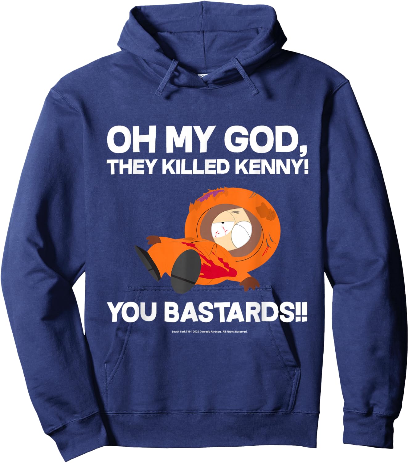 South Park Oh mein Gott, sie haben Kenny getötet! Hoodie - Hoodie | Navy