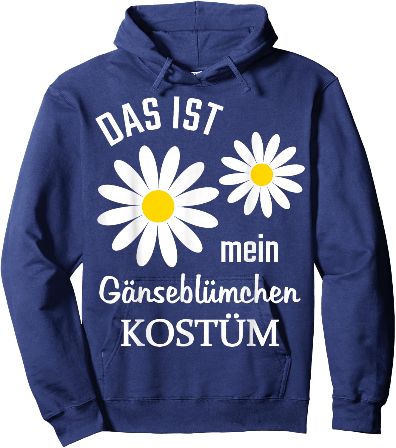 Daisy Costume Flower Plants , black Hoodie - Hoodie | Navy