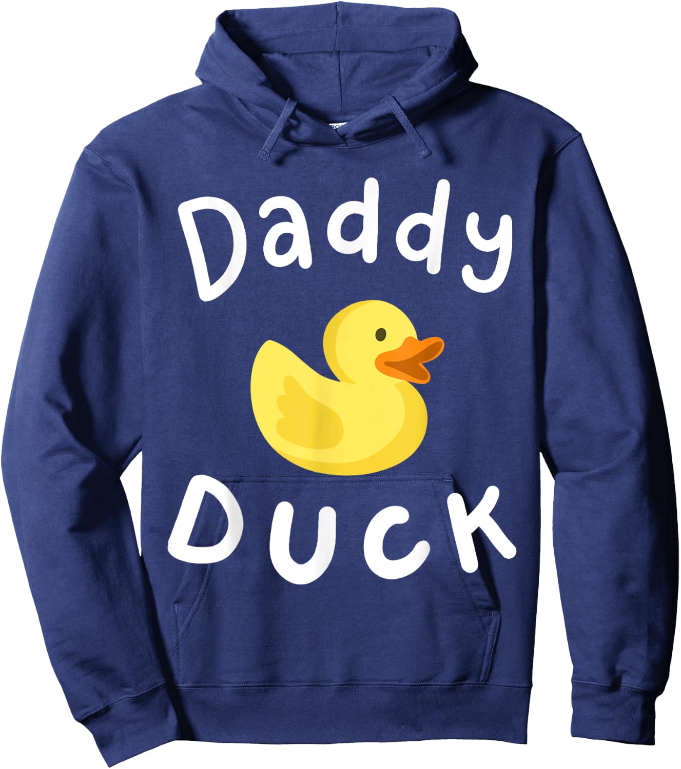 Daddy Duck Birthday Rubber Duck Lover Family Matching Men Hoodie - Hoodie | Navy