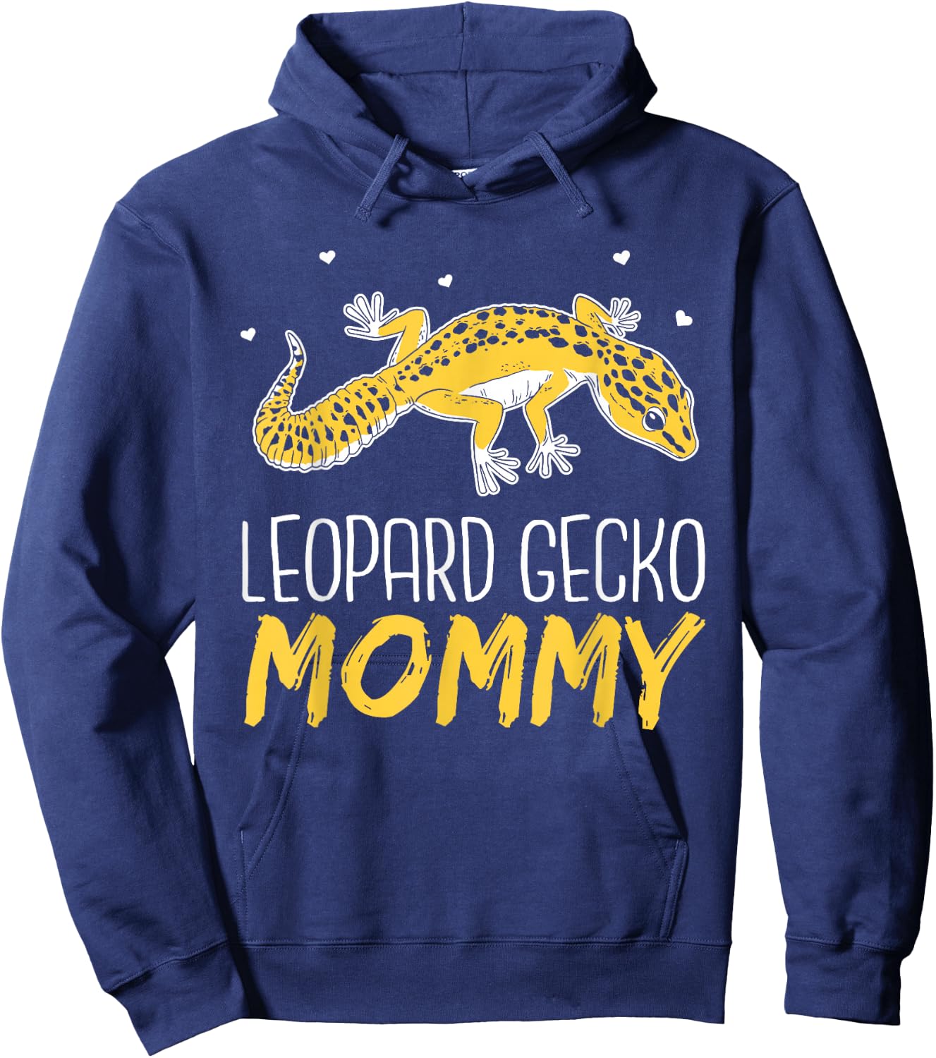 Leopard Gecko Mommy Lizards Lizard Reptile Leopard Gecko Mom Hoodie - Hoodie | Navy