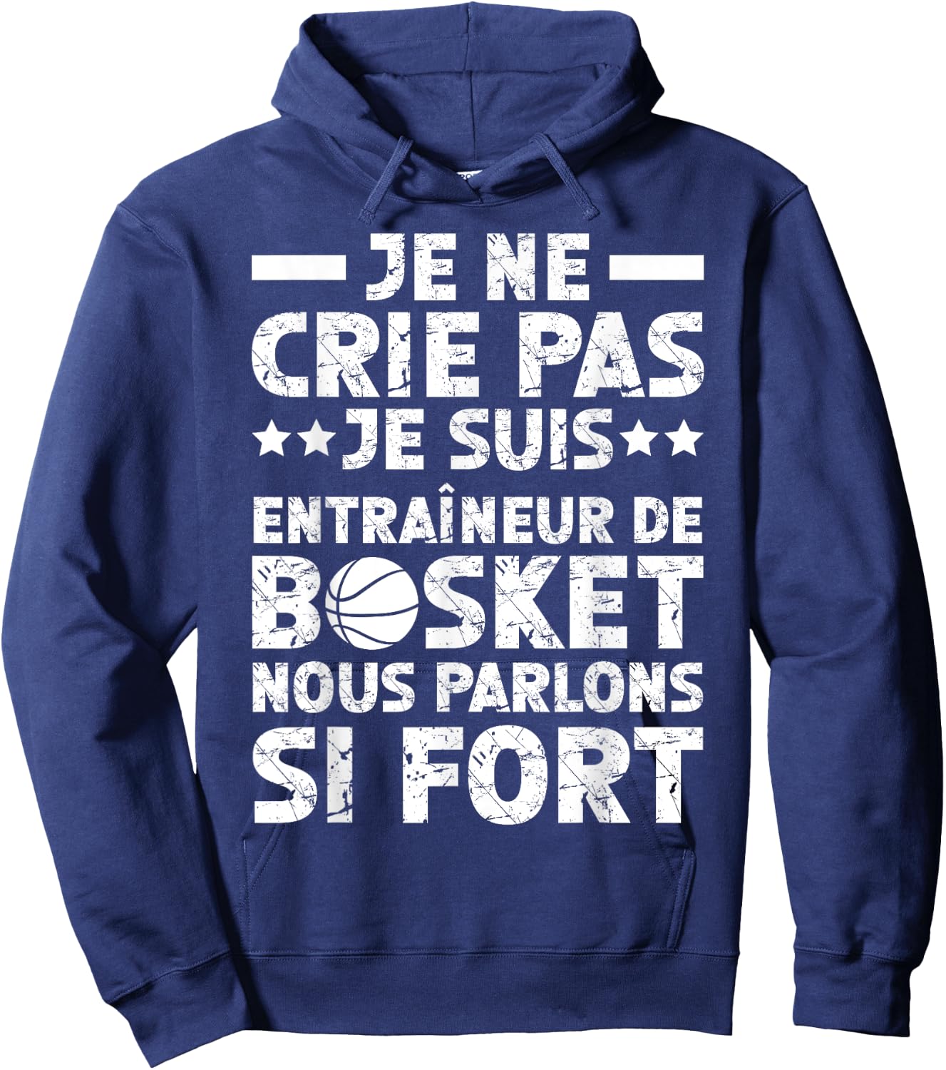 Basketball Funny I Am Basketball Coach , Black, S Hoodie - Hoodie | Navy