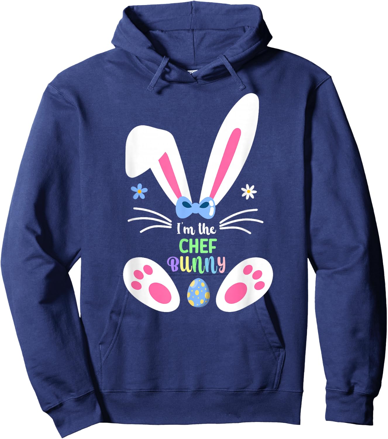 I'm The Chef Bunny Matching Family Easter Day 2026 Hoodie - Hoodie | Navy