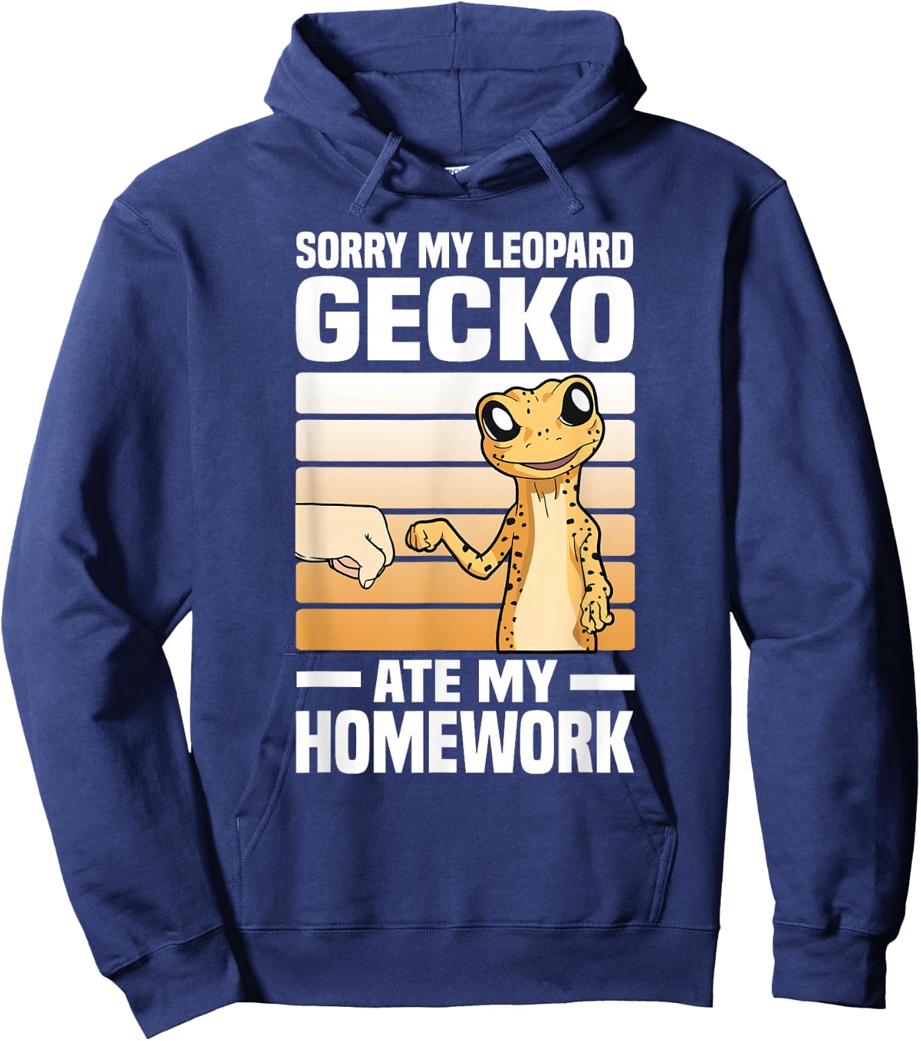 Leopard Gecko Hoodie - Hoodie | Navy