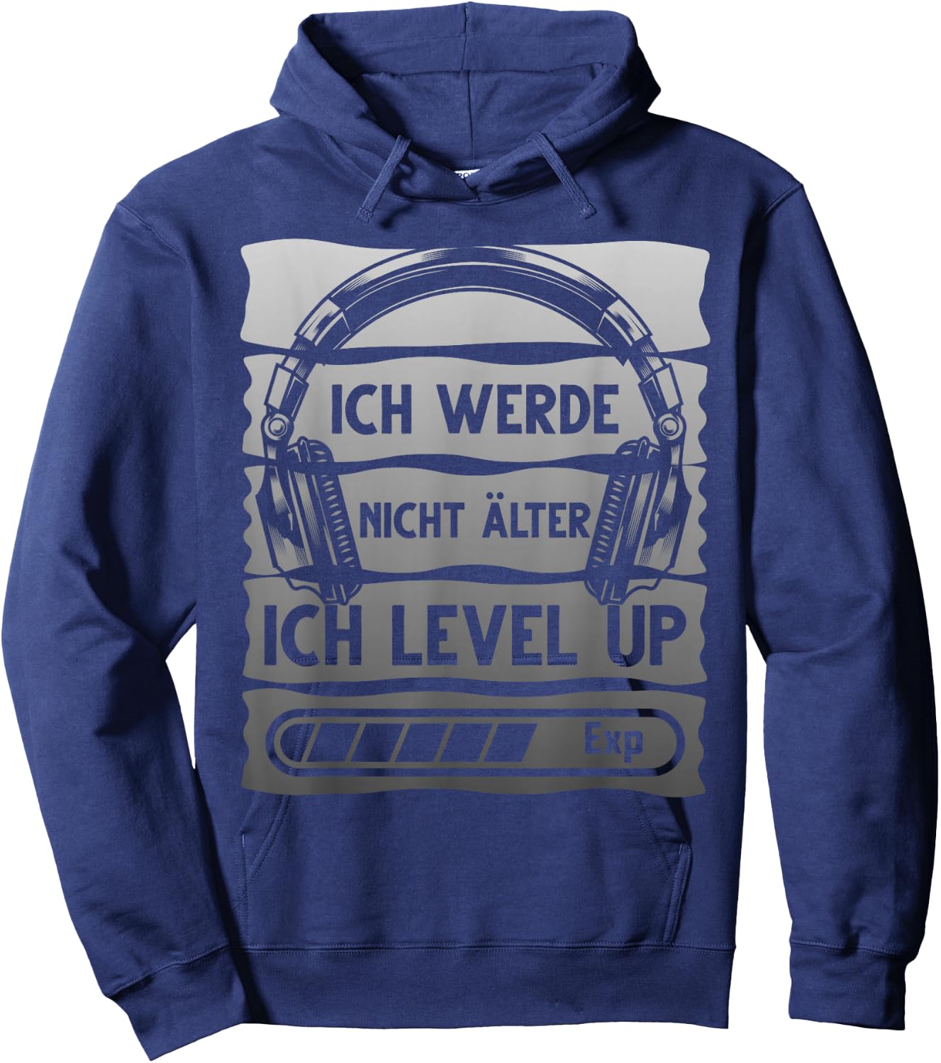 Gaming Ich Werde Nicht Älter Ich Level Up Gamer Hoodie - Hoodie | Navy