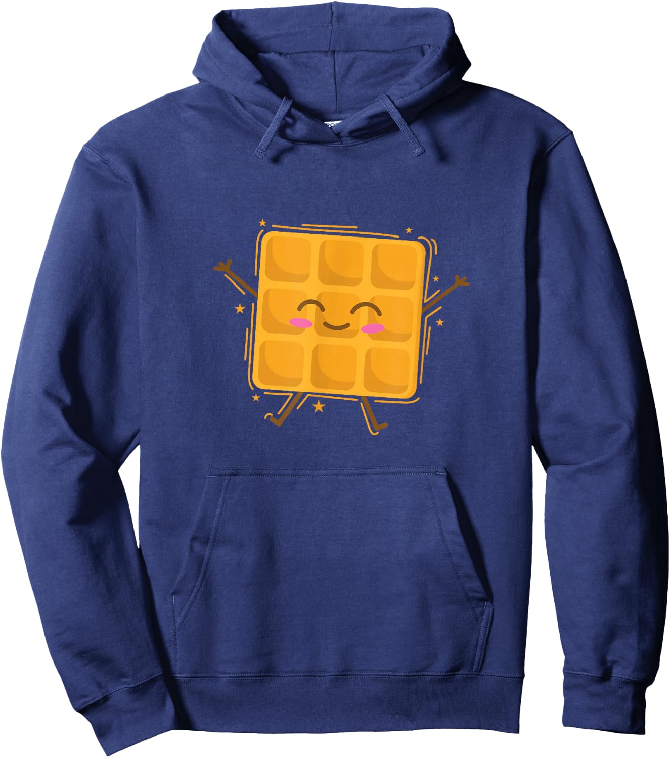 Lustiger Waffel-Teigbäcker Hoodie - Hoodie | Navy