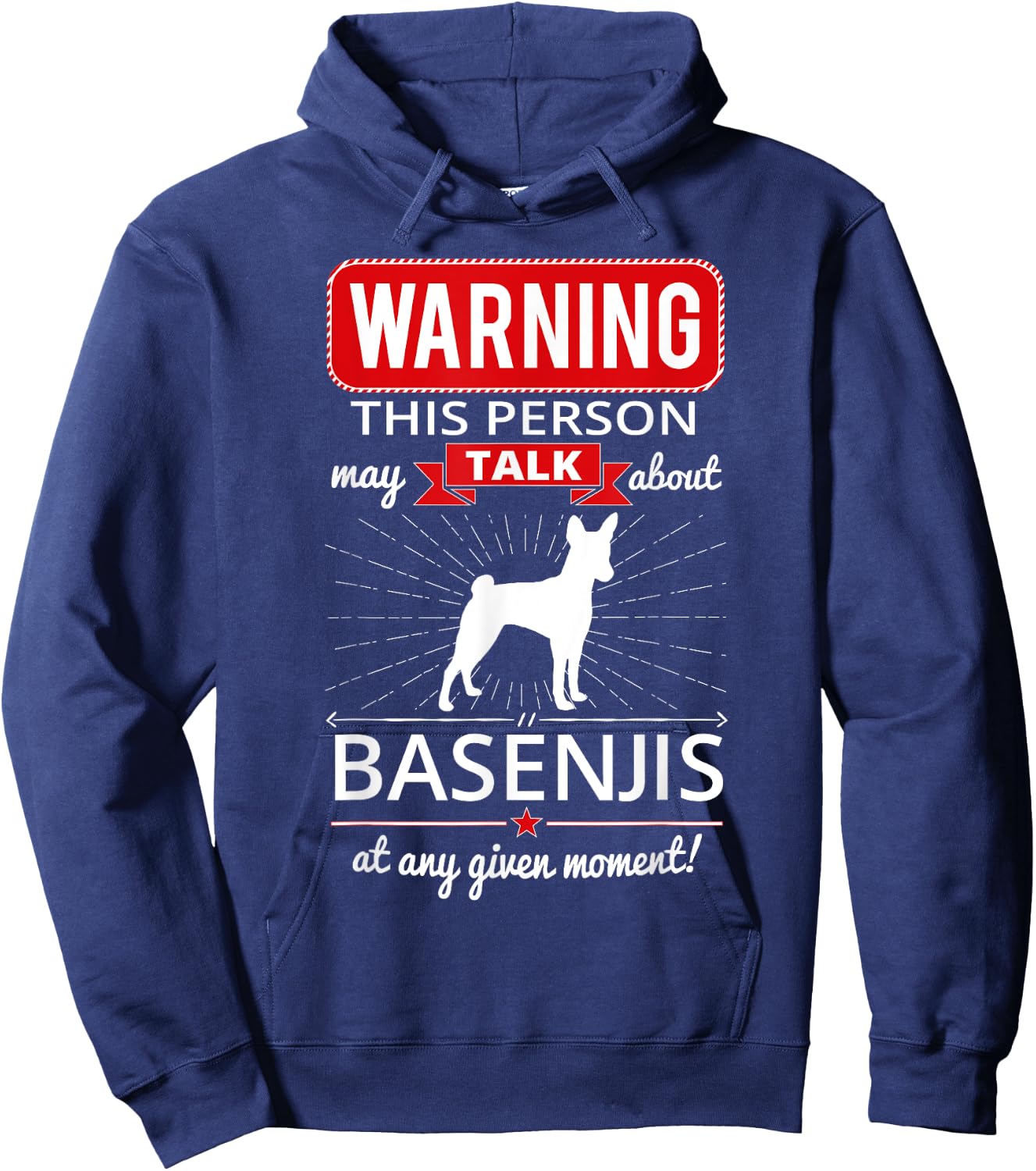 Basenji Dog Breed Women Girls Kids Hoodie - Hoodie | Navy