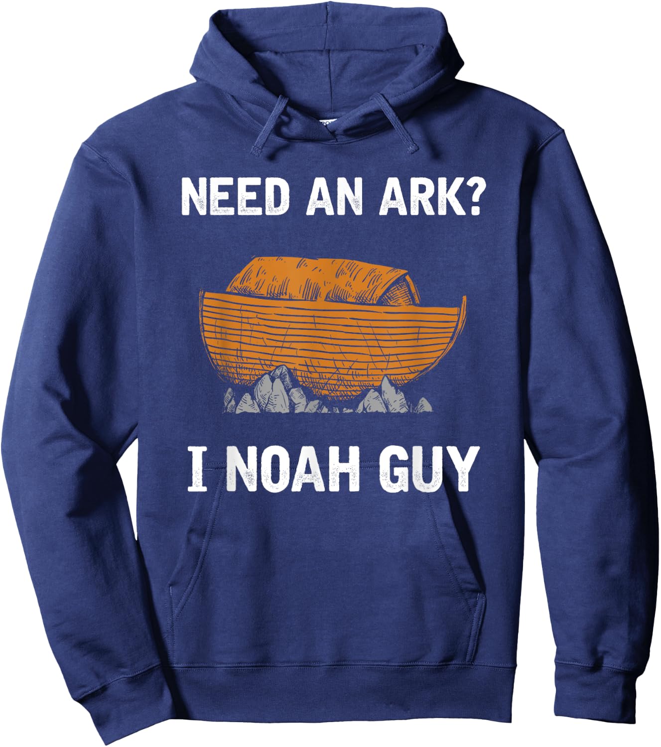 Funny Religious Gift Noahs Ark Prayer Hoodie - Hoodie | Navy