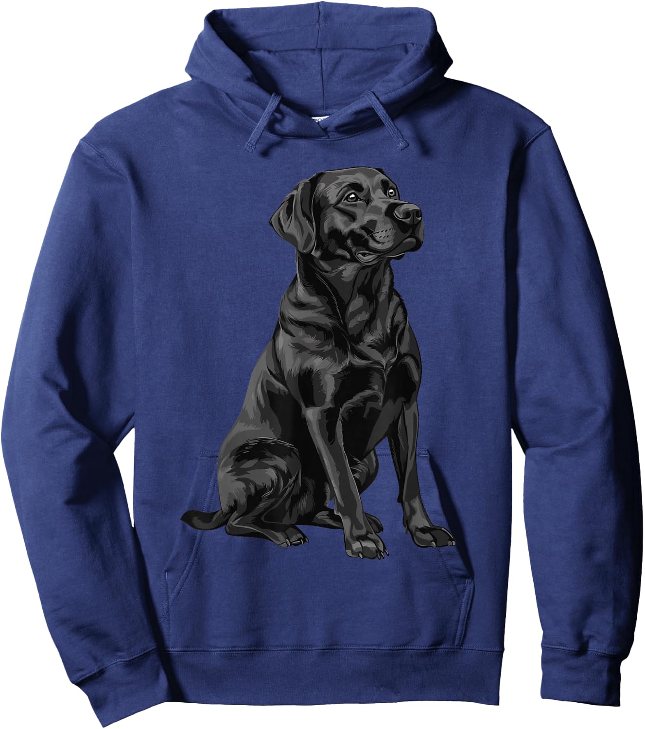 Black Labrador Retriever Hoodie - Hoodie | Navy