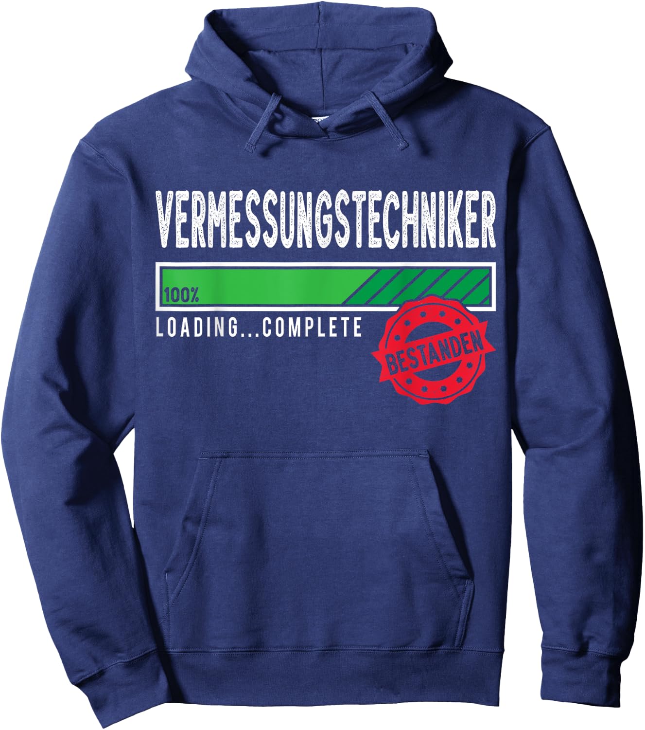 Vermessungstechniker Ausbildung Prüfung Bestanden Hoodie - Hoodie | Navy