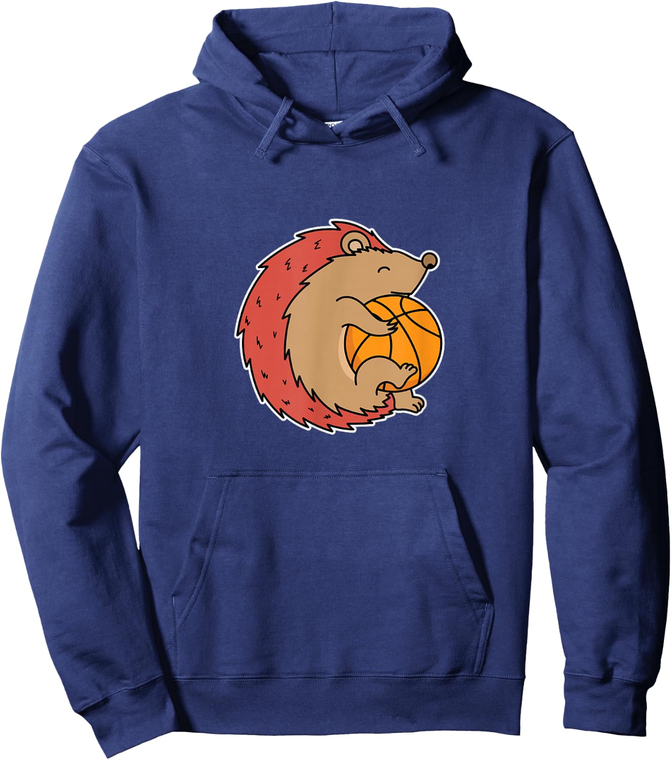 Hedgehog plays Basketball Hoodie - Hoodie | Navy