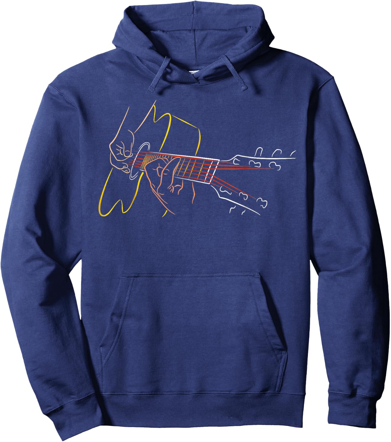 Acoustic Guitar Player Great Guitarist or Band Hoodie - Hoodie | Navy