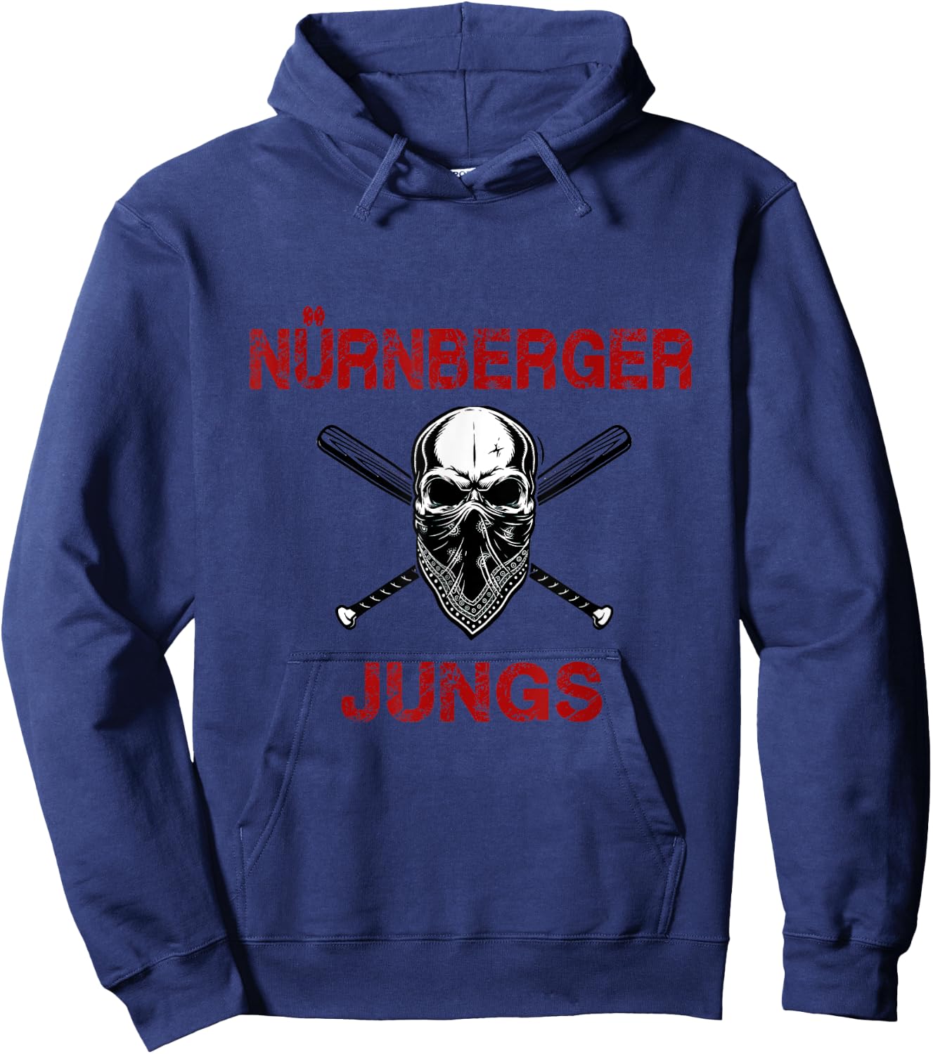Ultras Nürnberg Nürnberger Jungs Fußball Tradition FCN Hoodie - Hoodie | Navy