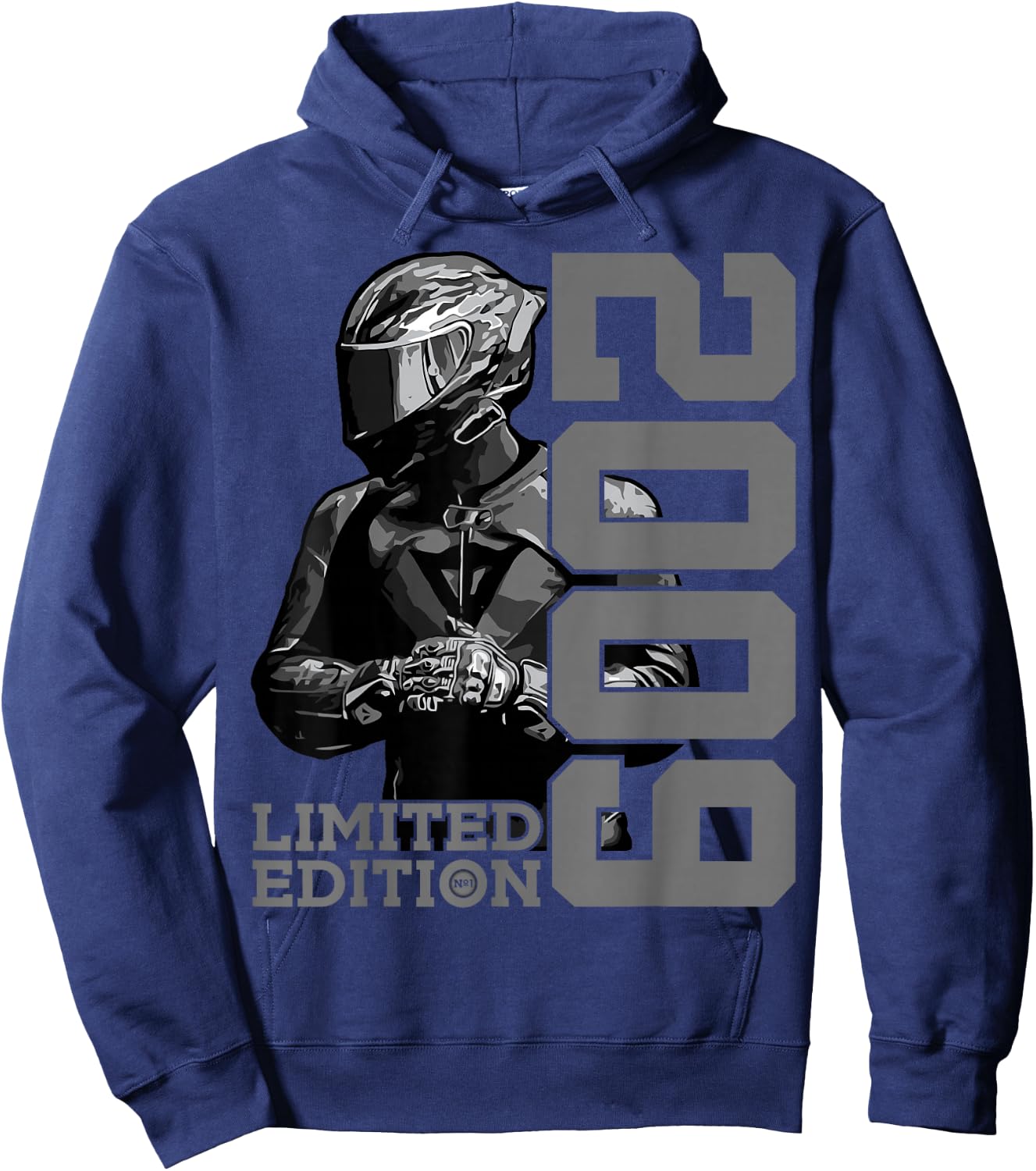 Limited Edition 2009 Biker Motorrad 17. Geburtstag Hoodie - Hoodie | Navy