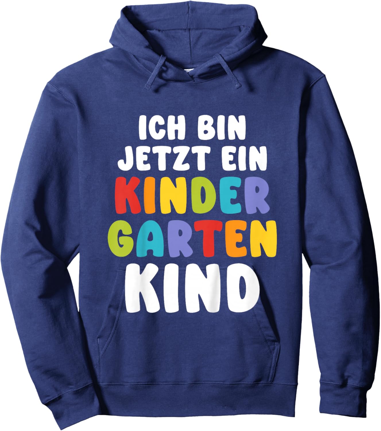 Children's First Day Start 1st Nursery Day, black Hoodie - Hoodie | Navy